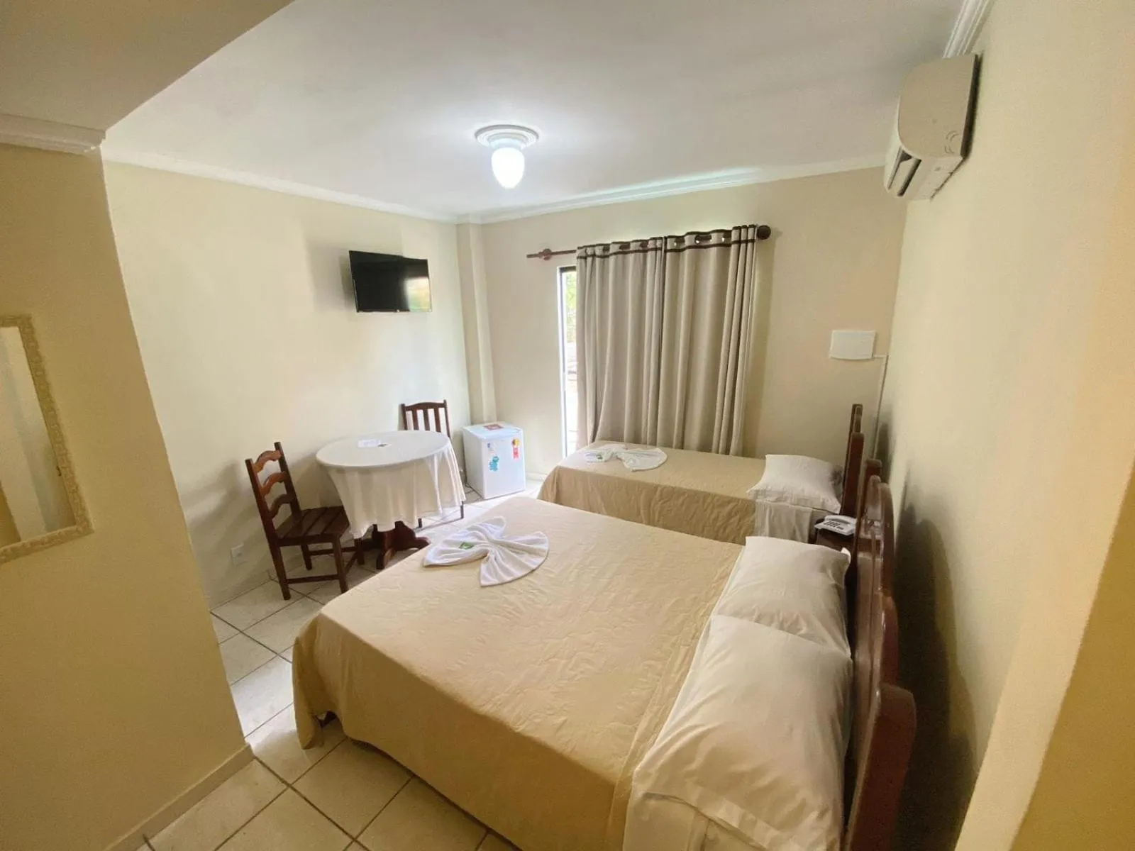 Bed in Pousada Dom Fernandes