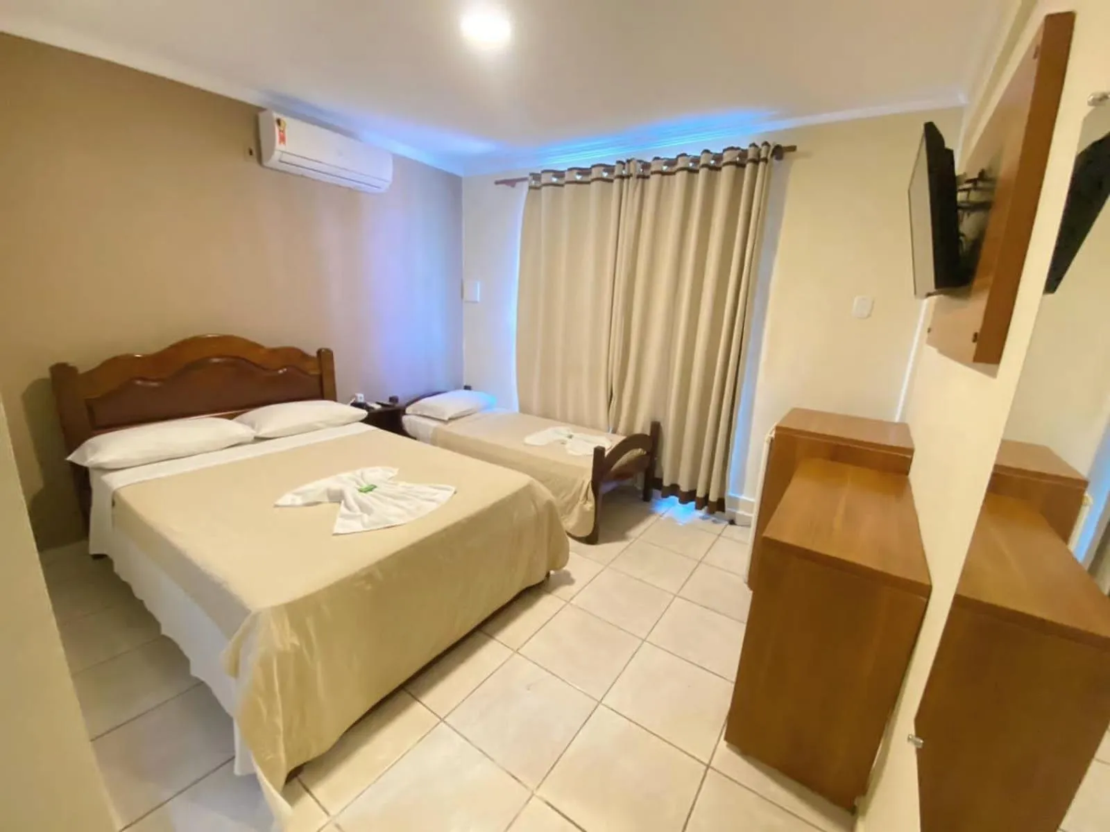 Bed in Pousada Dom Fernandes