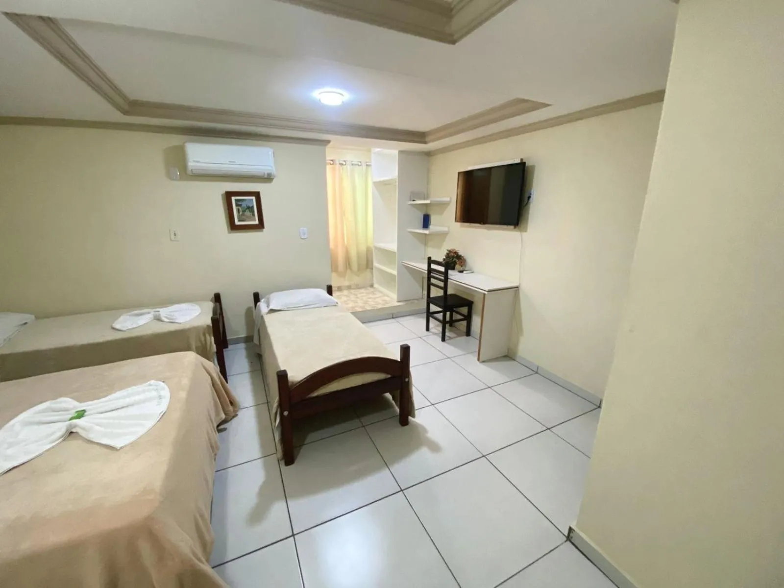 Bed in Pousada Dom Fernandes