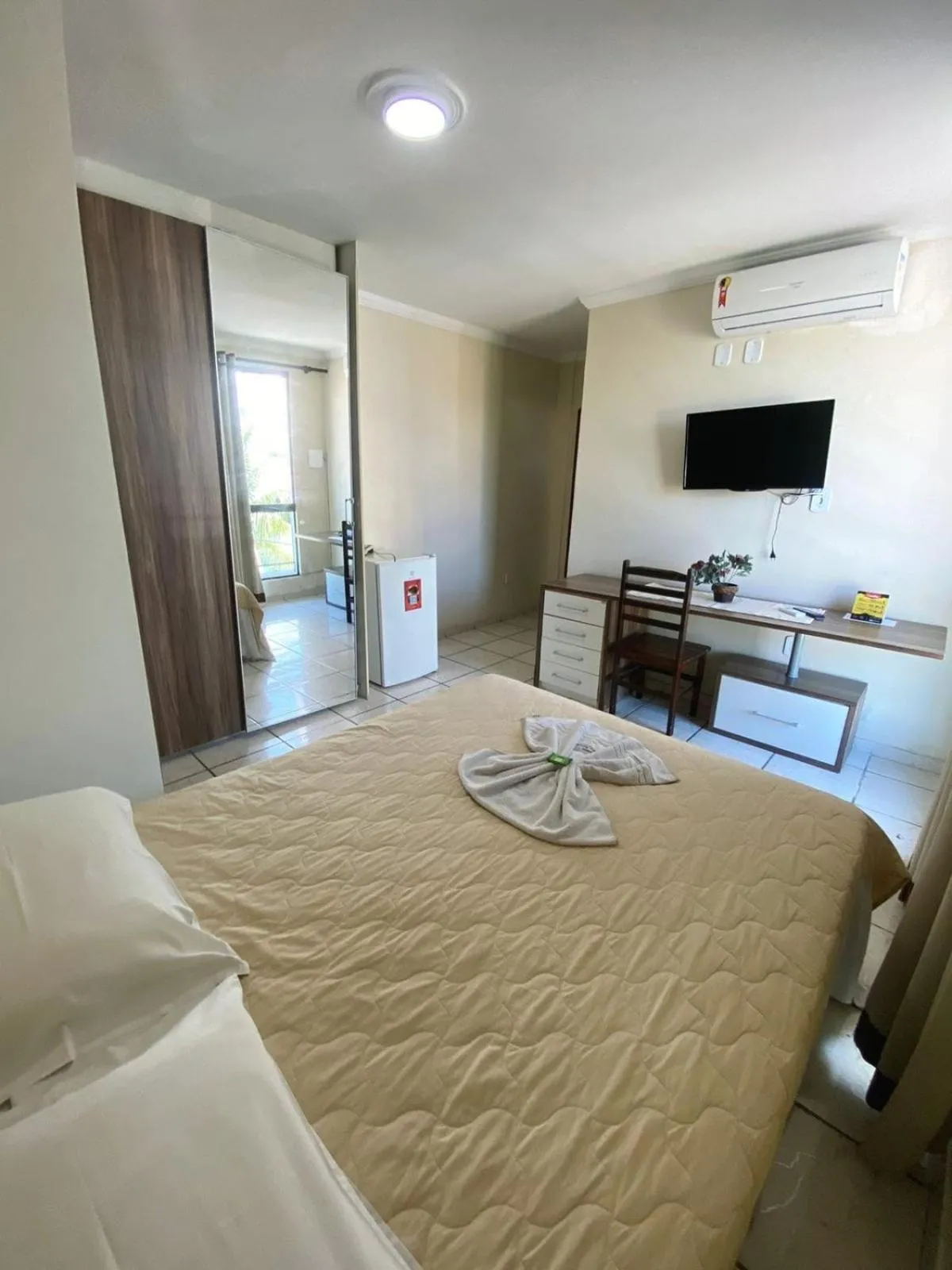 Bed in Pousada Dom Fernandes