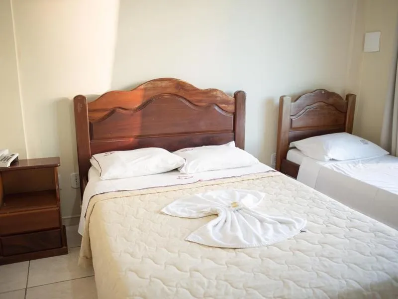 Bed in Pousada Dom Fernandes