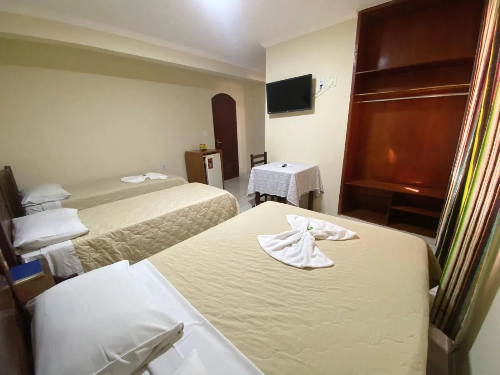 Bed in Pousada Dom Fernandes