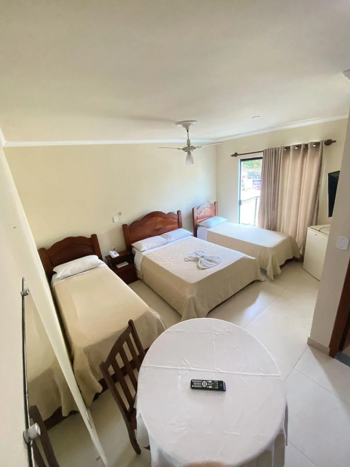 Bed in Pousada Dom Fernandes