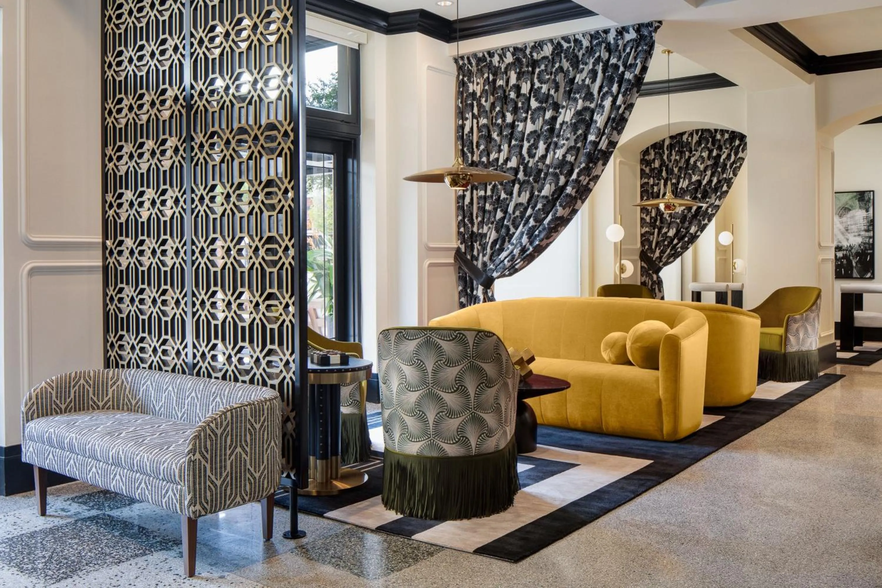 Lobby or reception in The LaSalle Hotel, Bryan College Station, a Tribute Portfolio Hotel