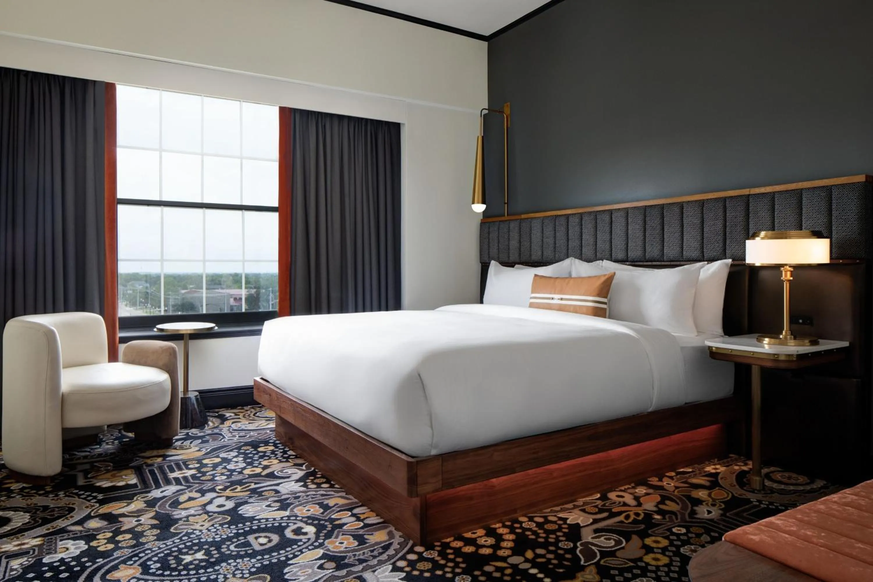 Photo of the whole room, Bed in The LaSalle Hotel, Bryan College Station, a Tribute Portfolio Hotel