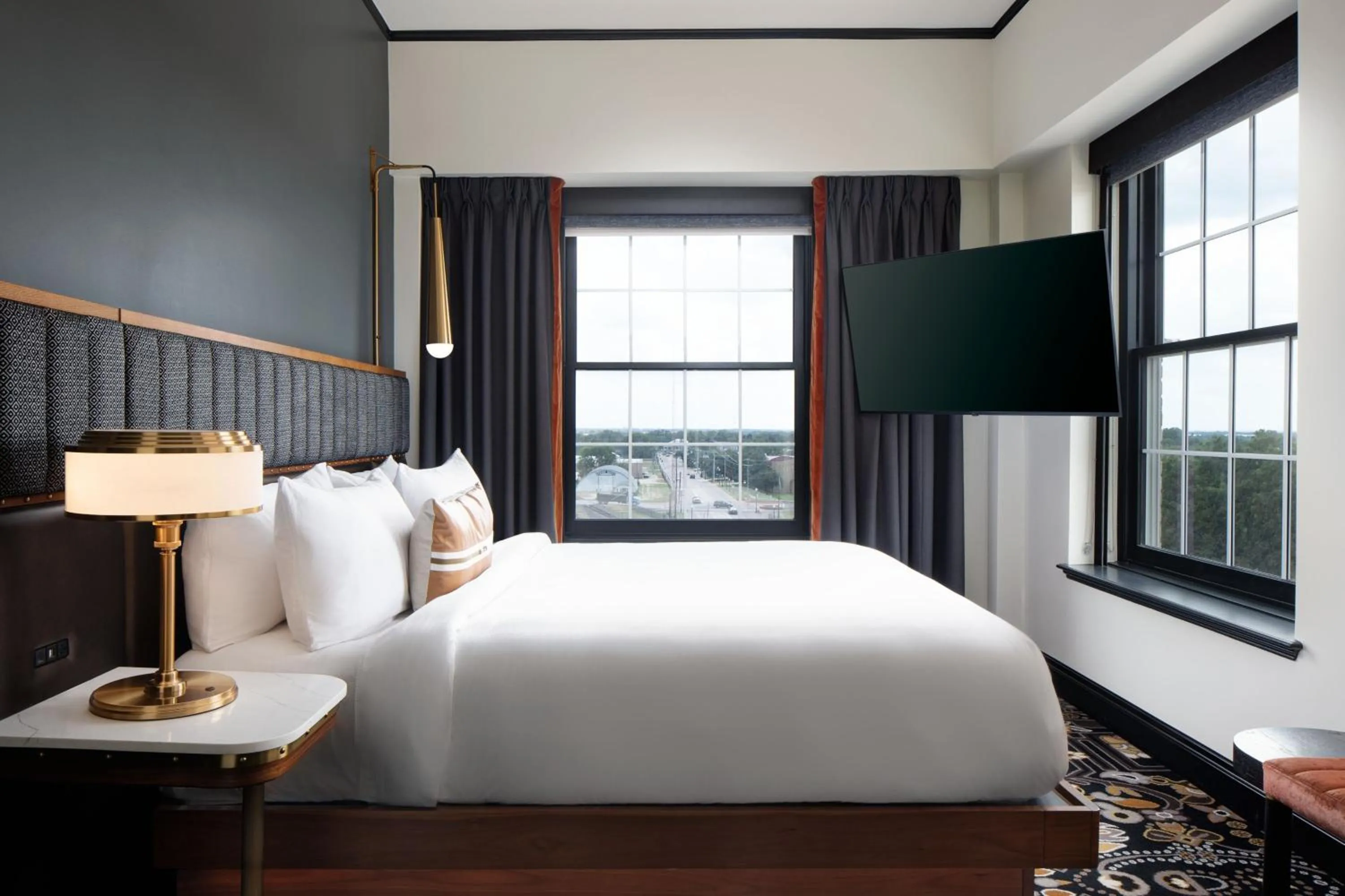 Photo of the whole room, Bed in The LaSalle Hotel, Bryan College Station, a Tribute Portfolio Hotel