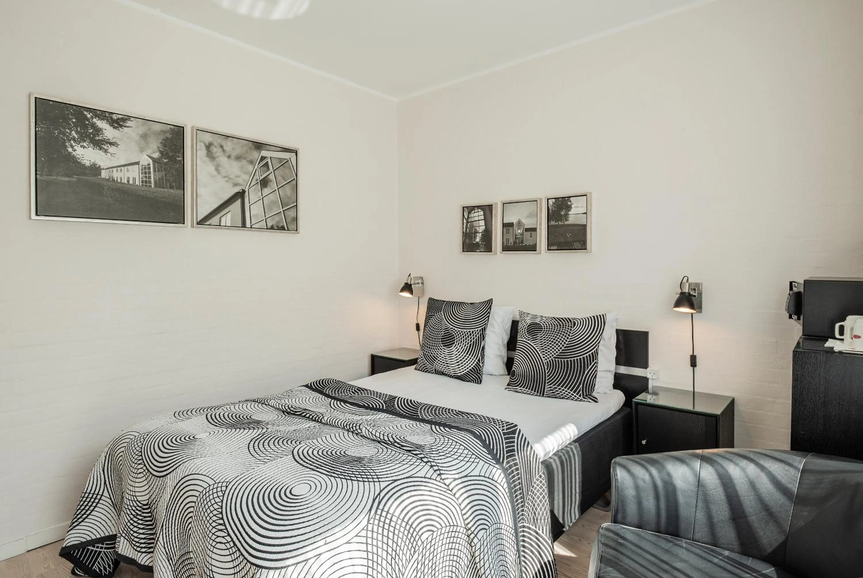 Bed in Golf Hotel Viborg