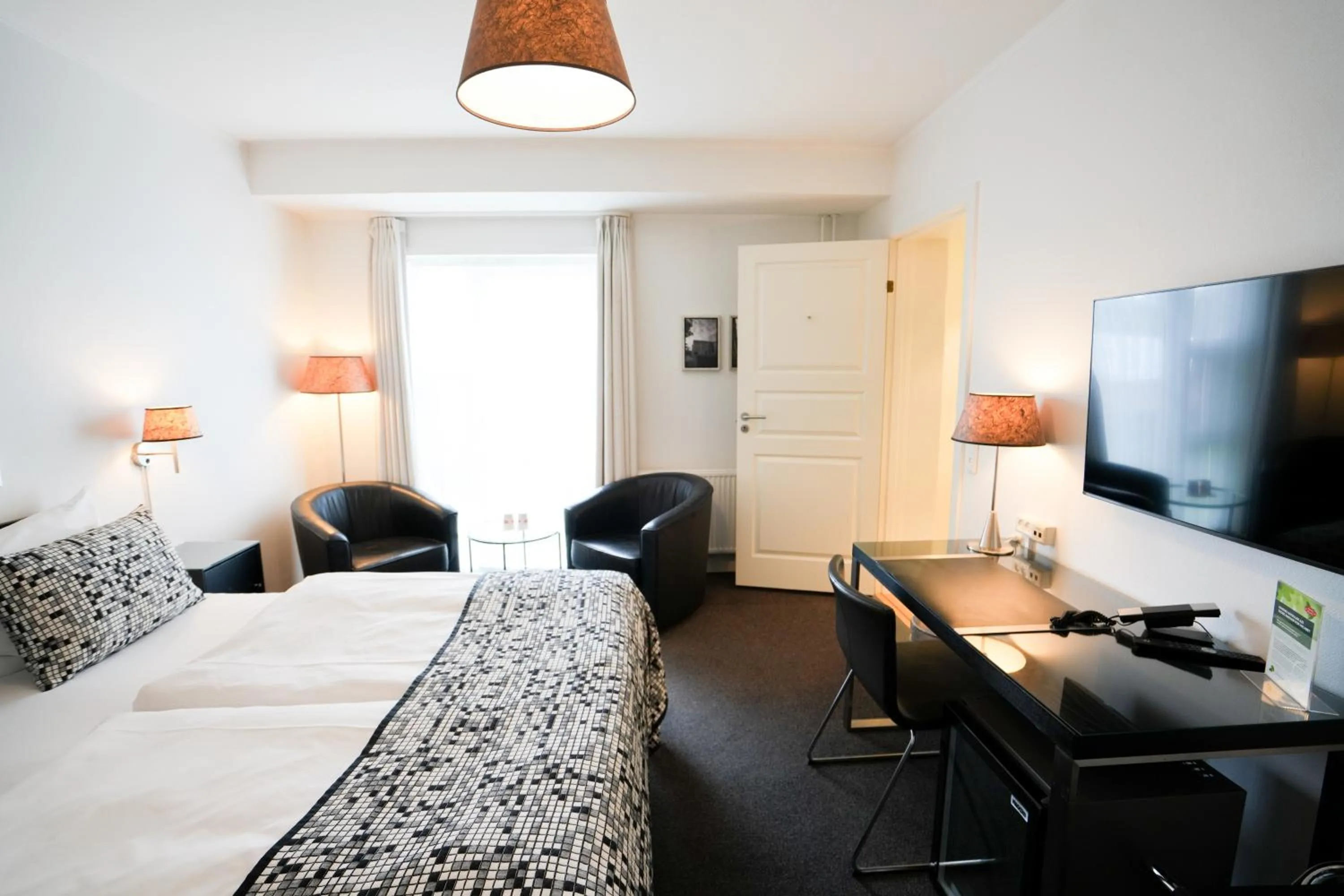 Bed in Golf Hotel Viborg