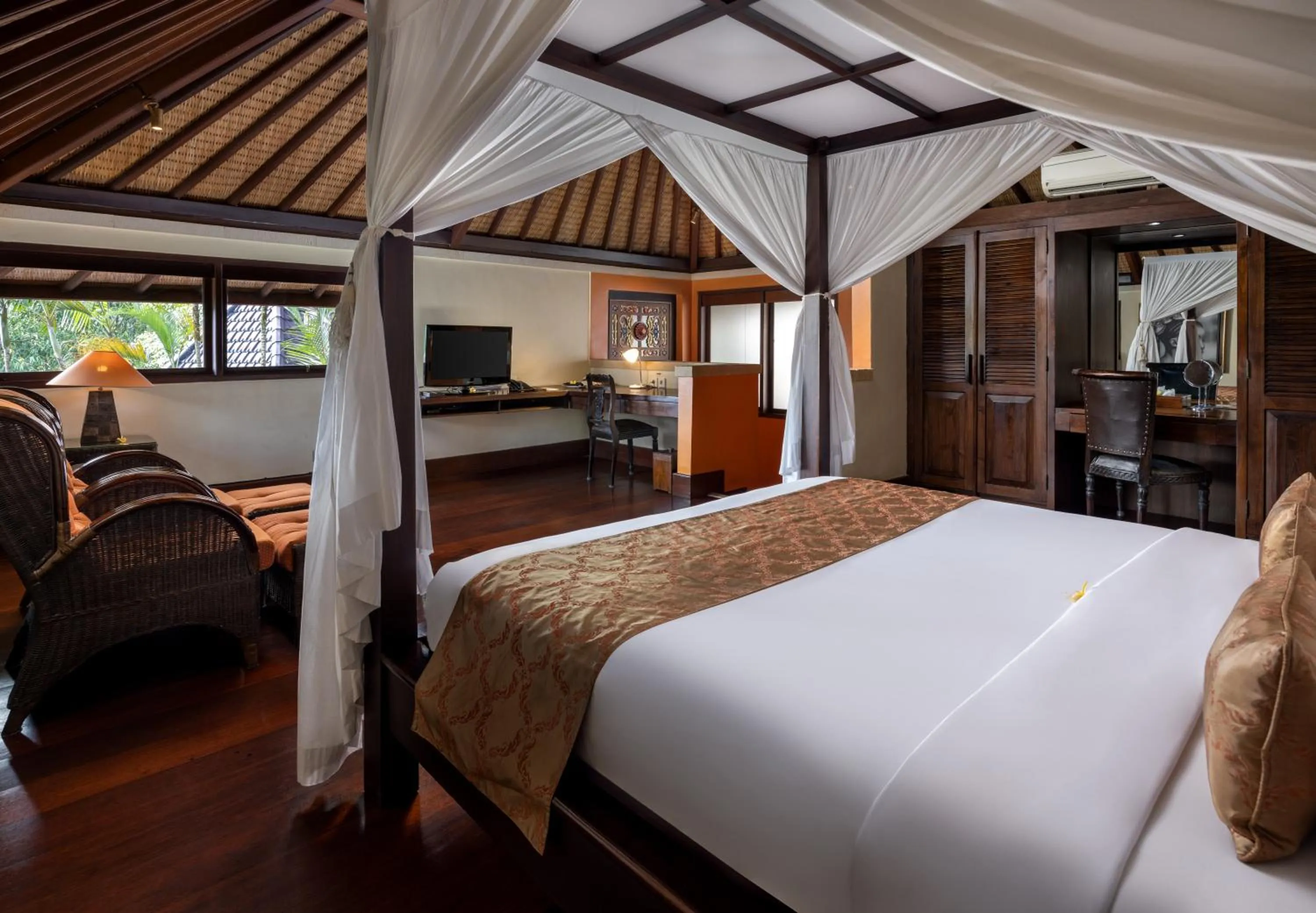 Bed in Bidadari Private Villas & Retreat