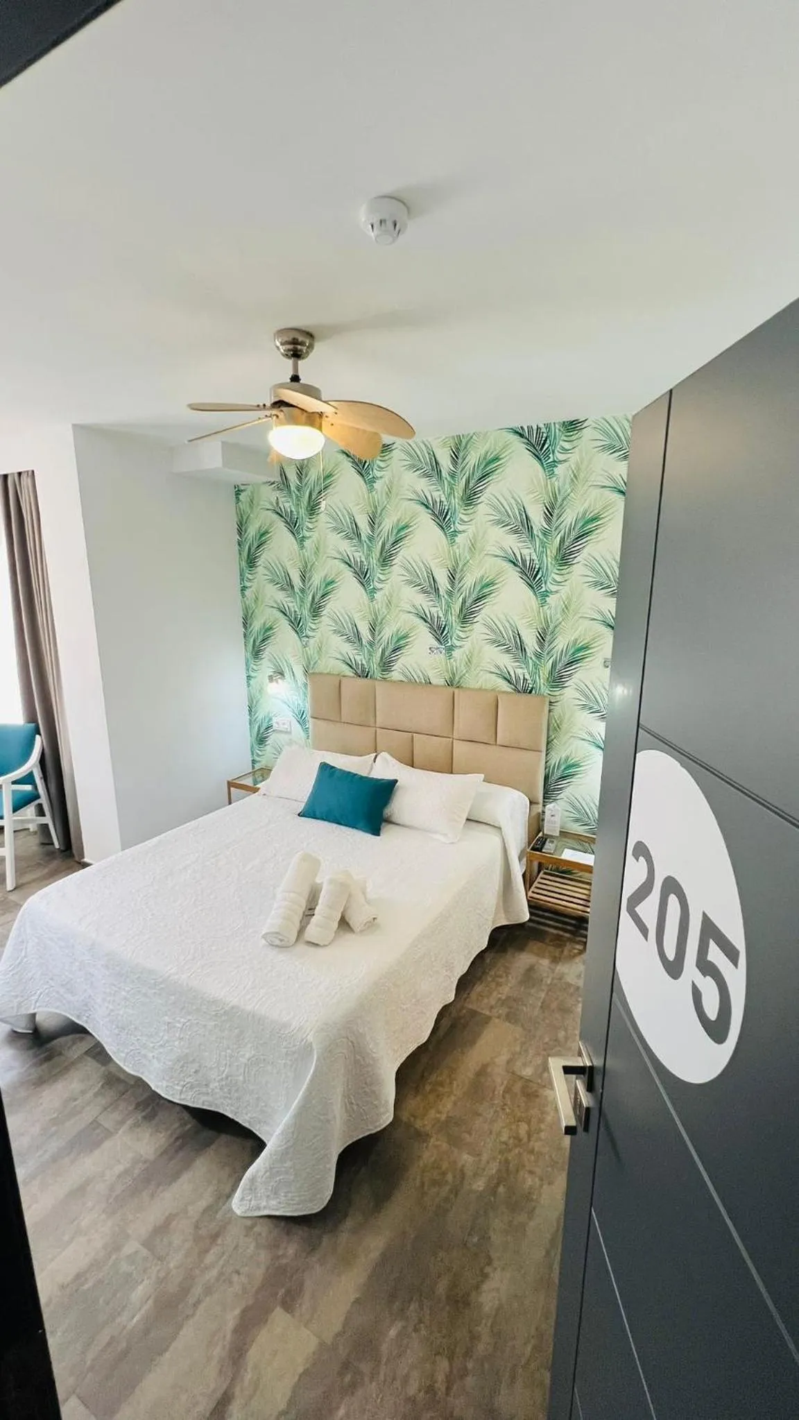 Bed in Bajondillo Beach Cozy Inns