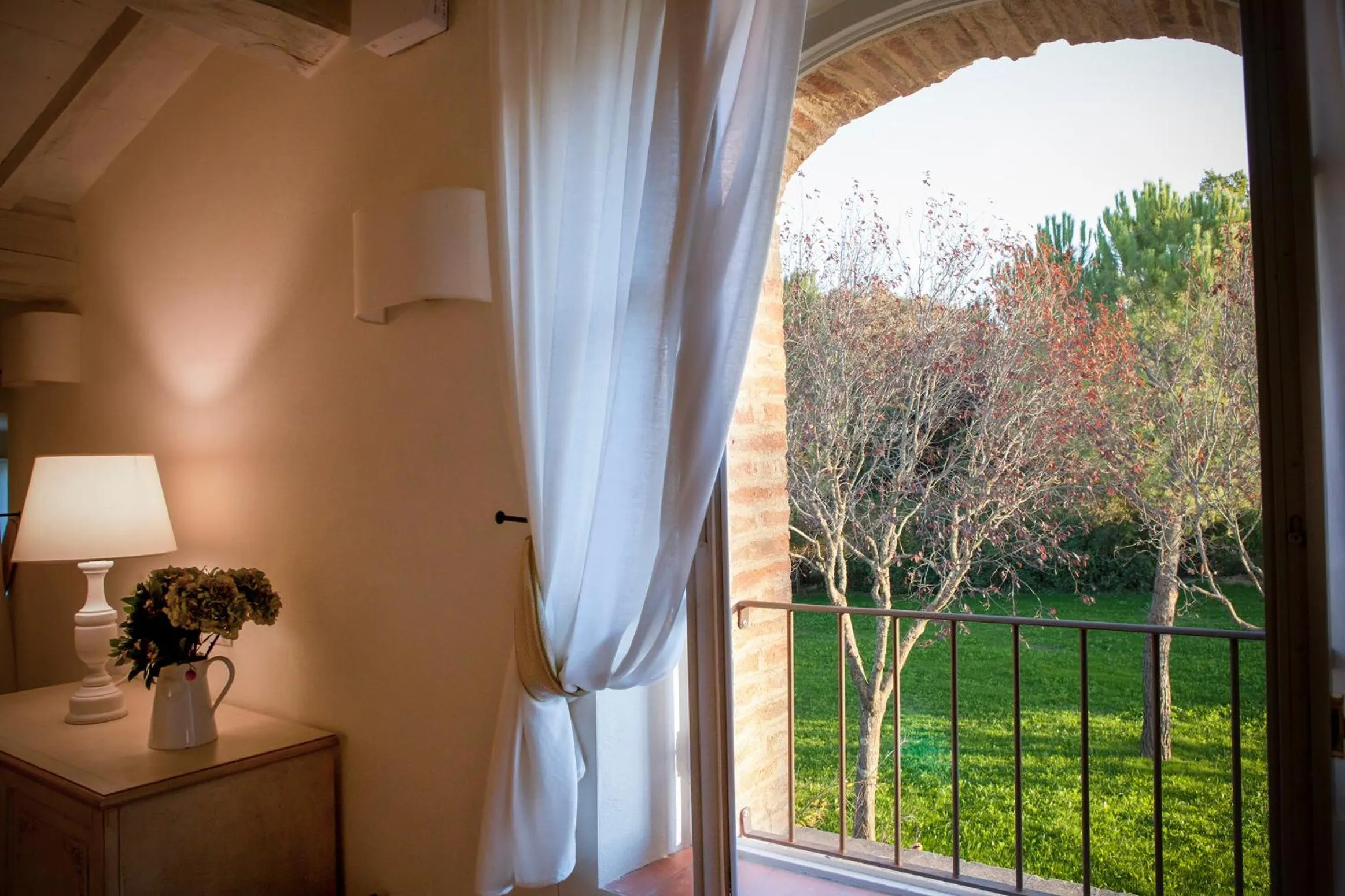 Garden view in Podere Brizio