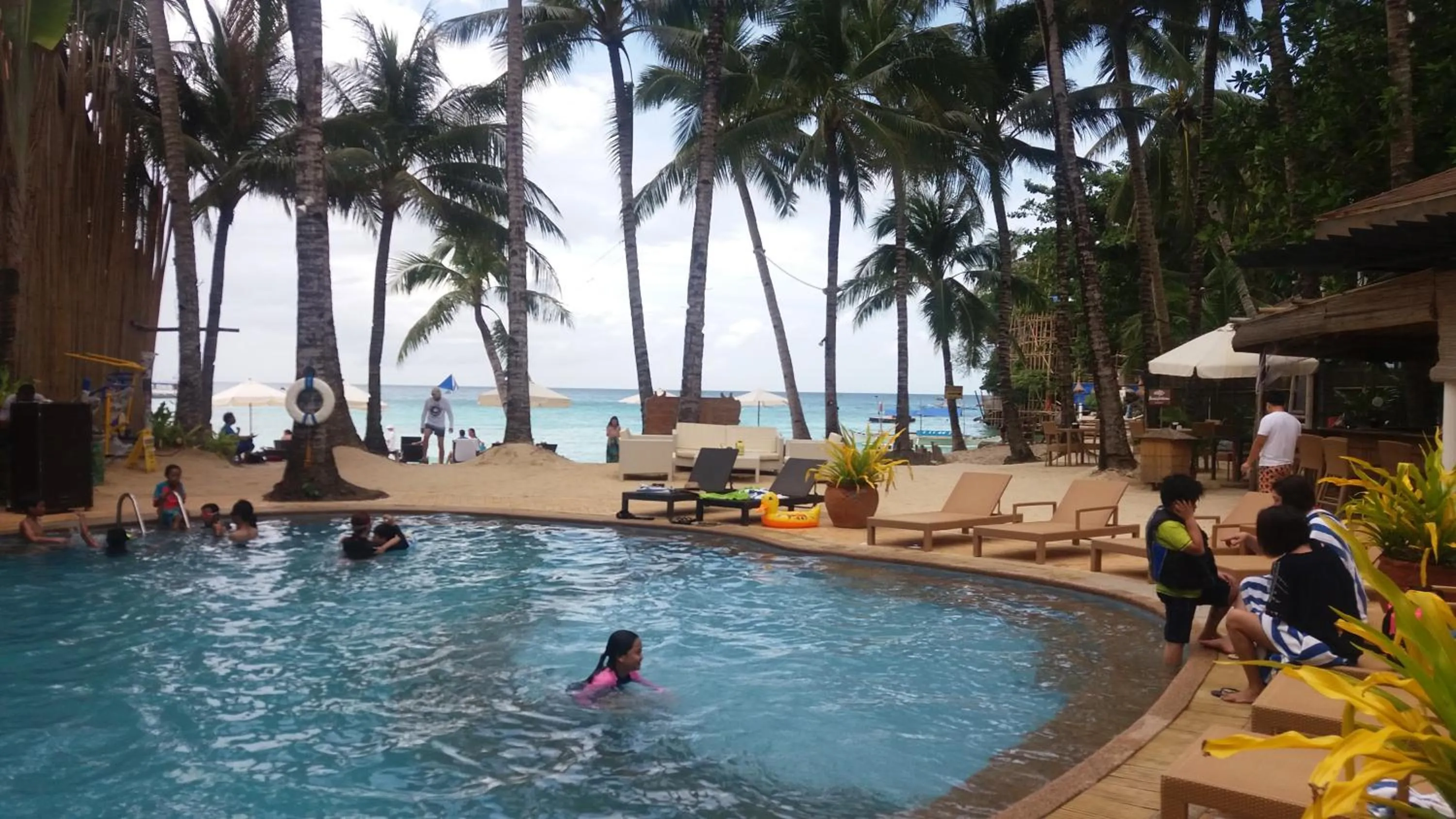 Swimming pool in Microtel by Wyndham Boracay