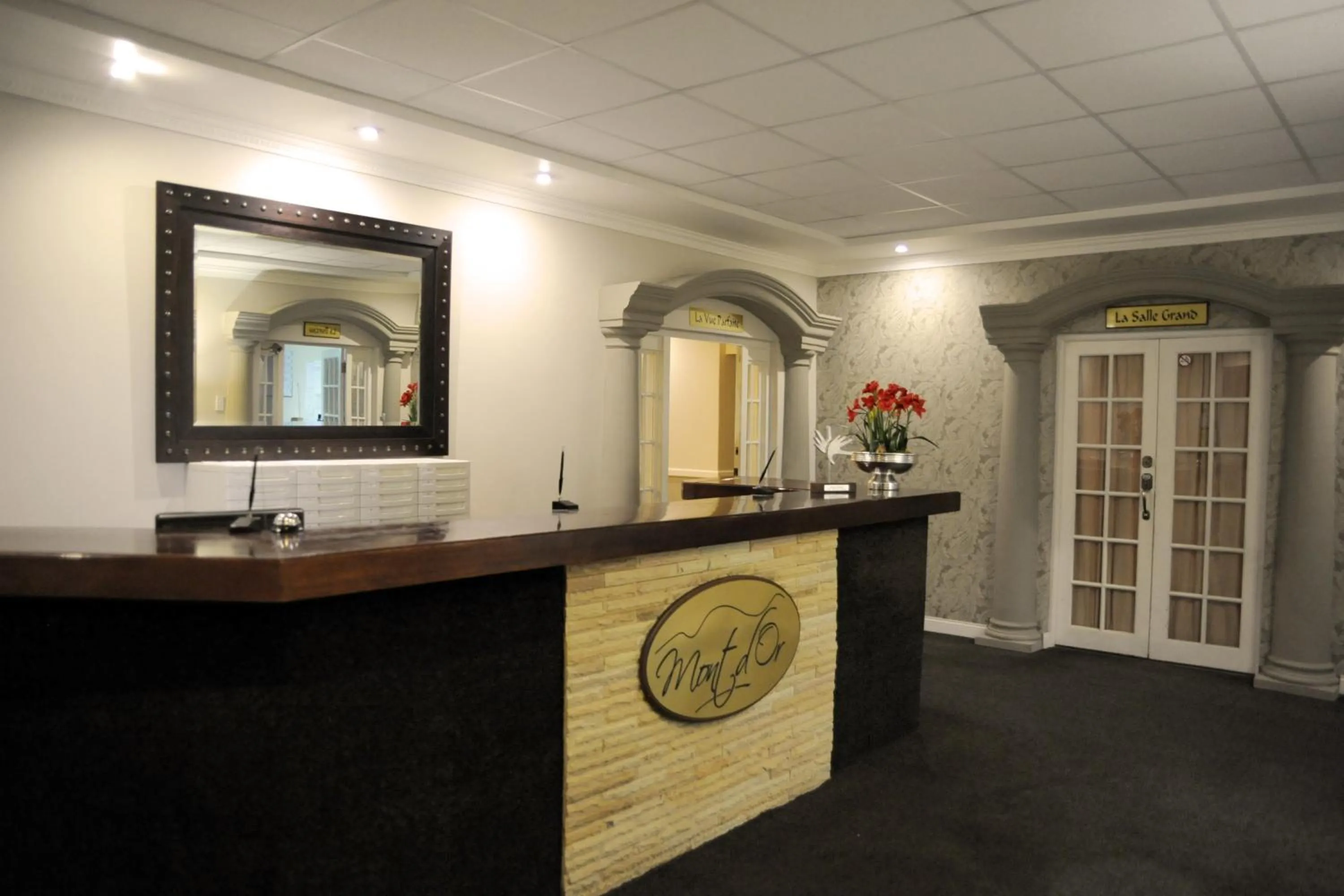 Facade/entrance in Mont d'Or Hotel Clarens