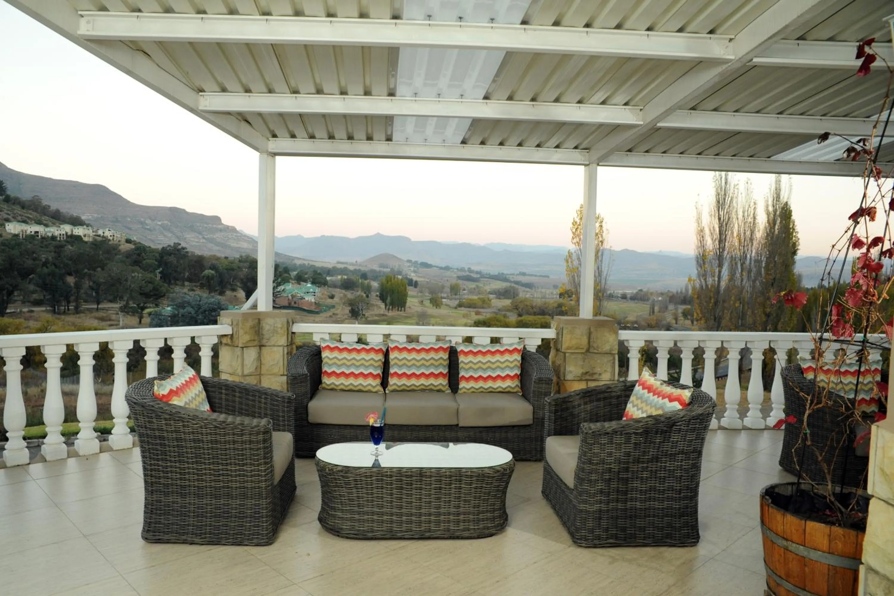Patio in Mont d'Or Hotel Clarens