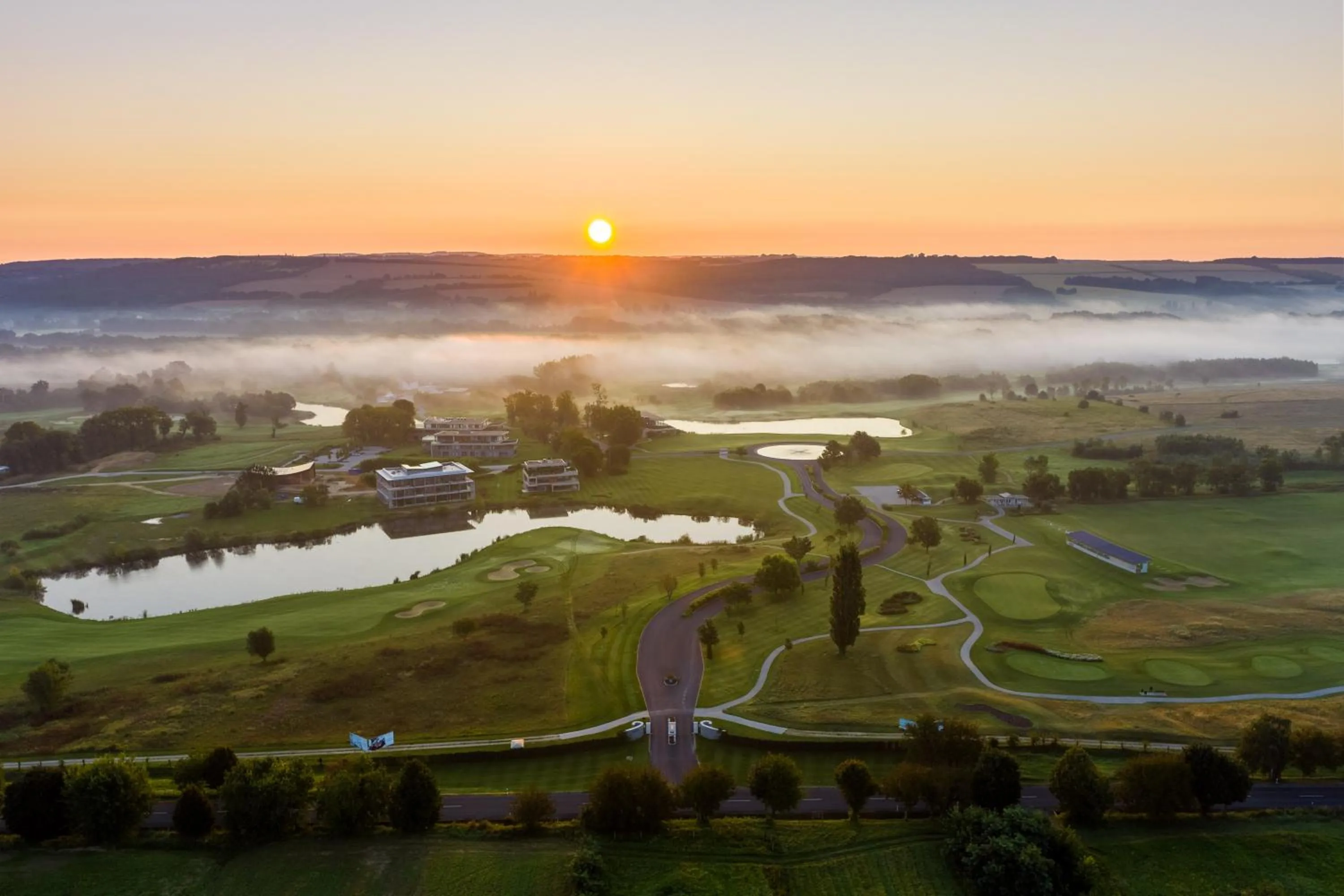Bird's eye view in Zala Springs Golf Resort