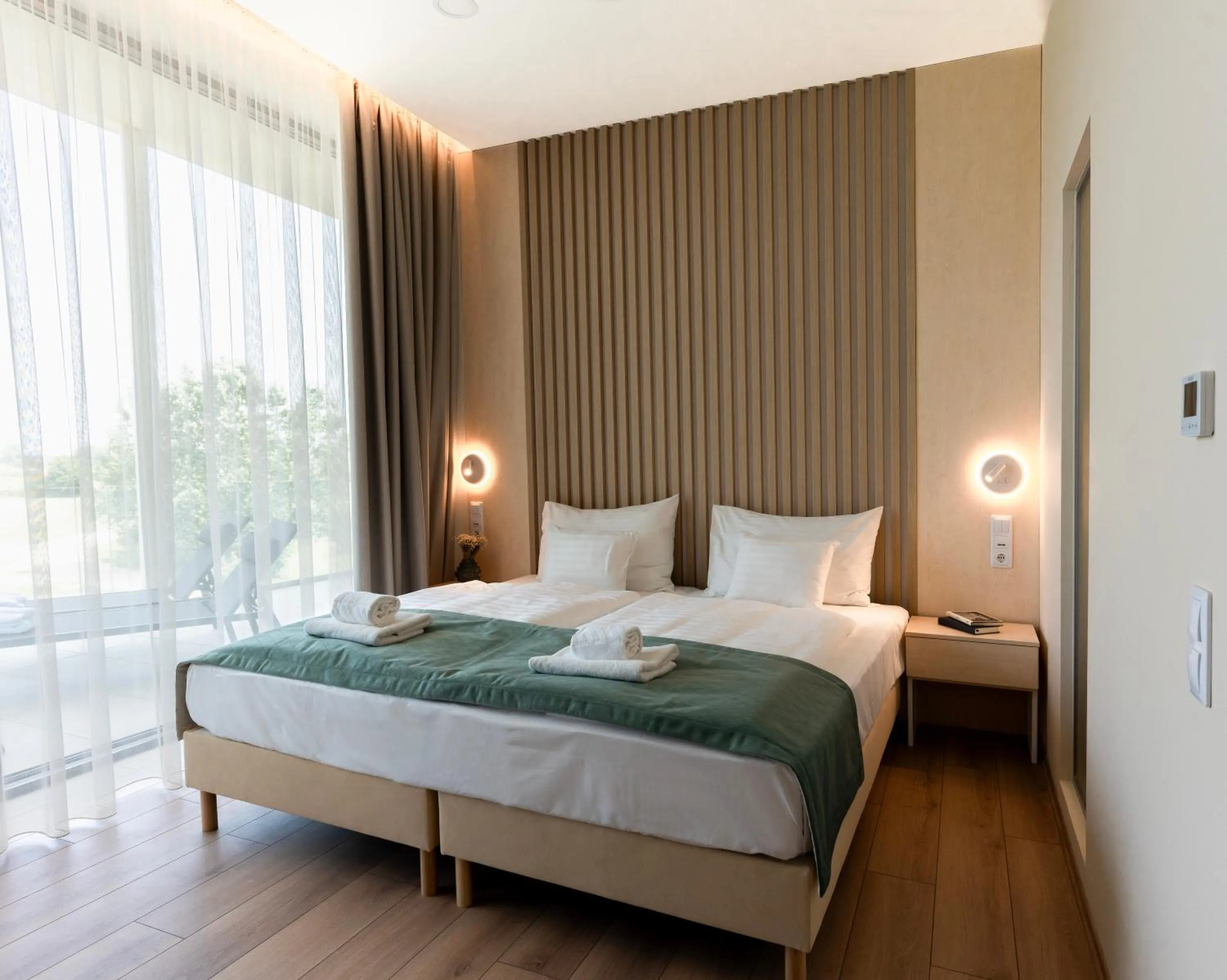 Bed in Zala Springs Golf Resort