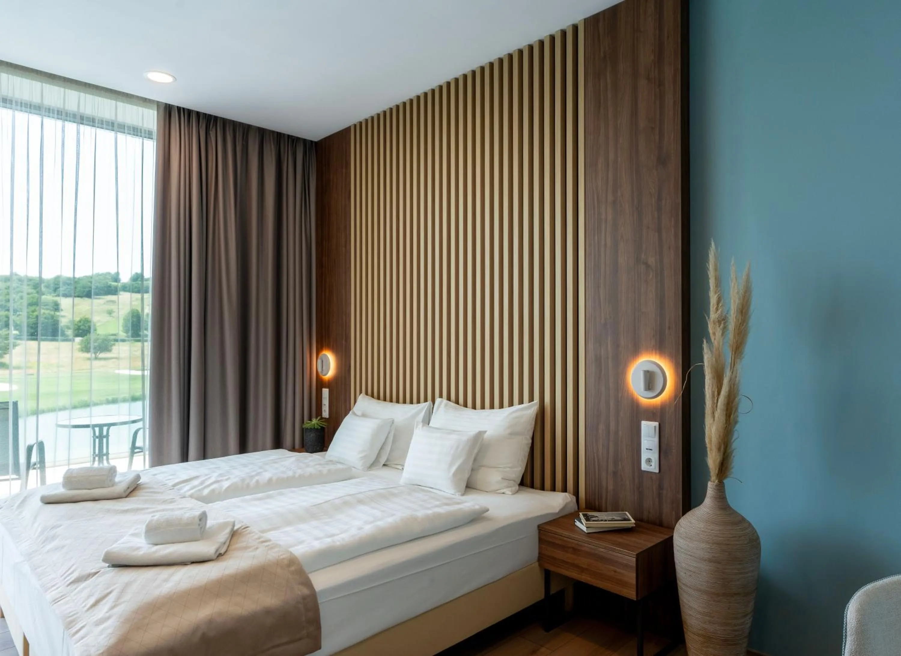 Bed in Zala Springs Golf Resort