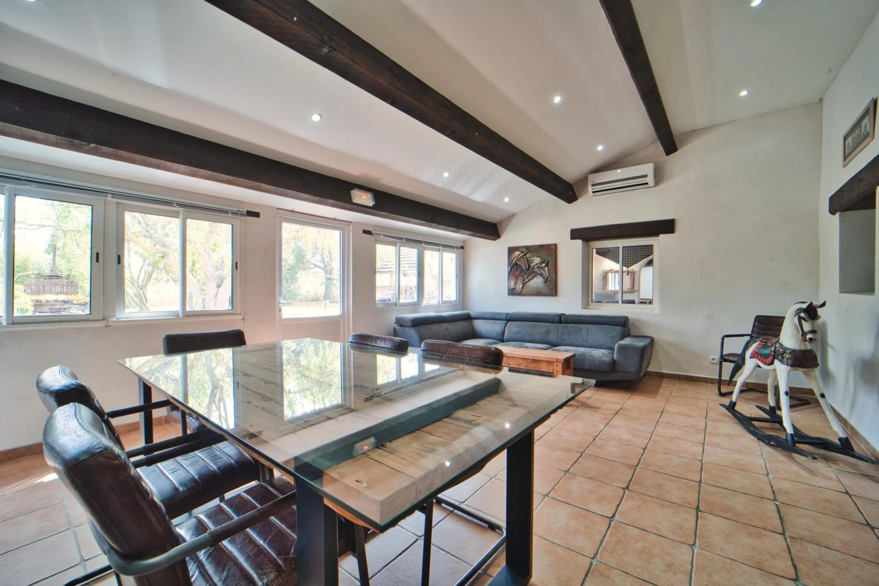 Seating area in Mas De Calabrun