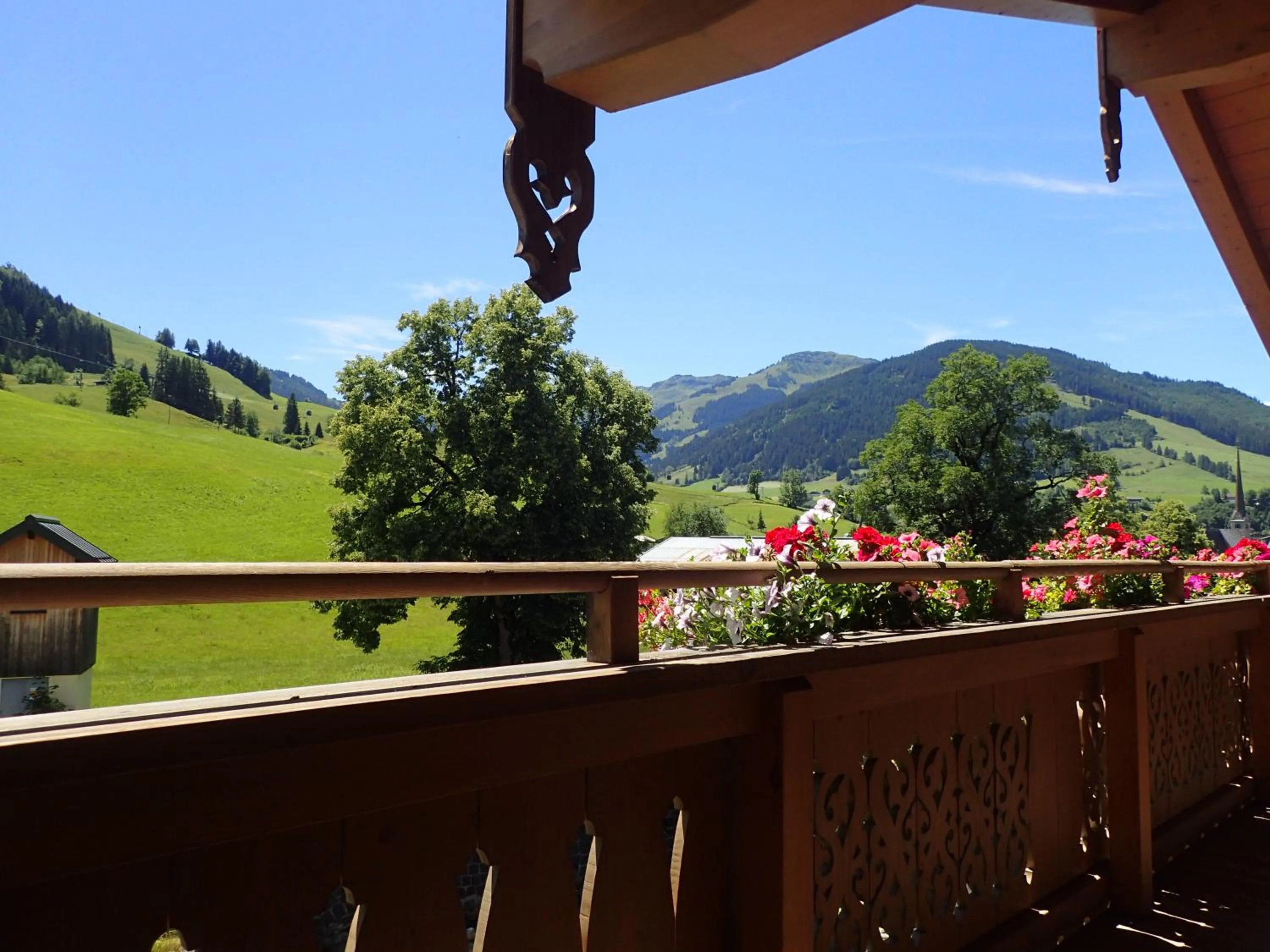 Balcony/Terrace in Hotel Sonnenlicht Maria Alm