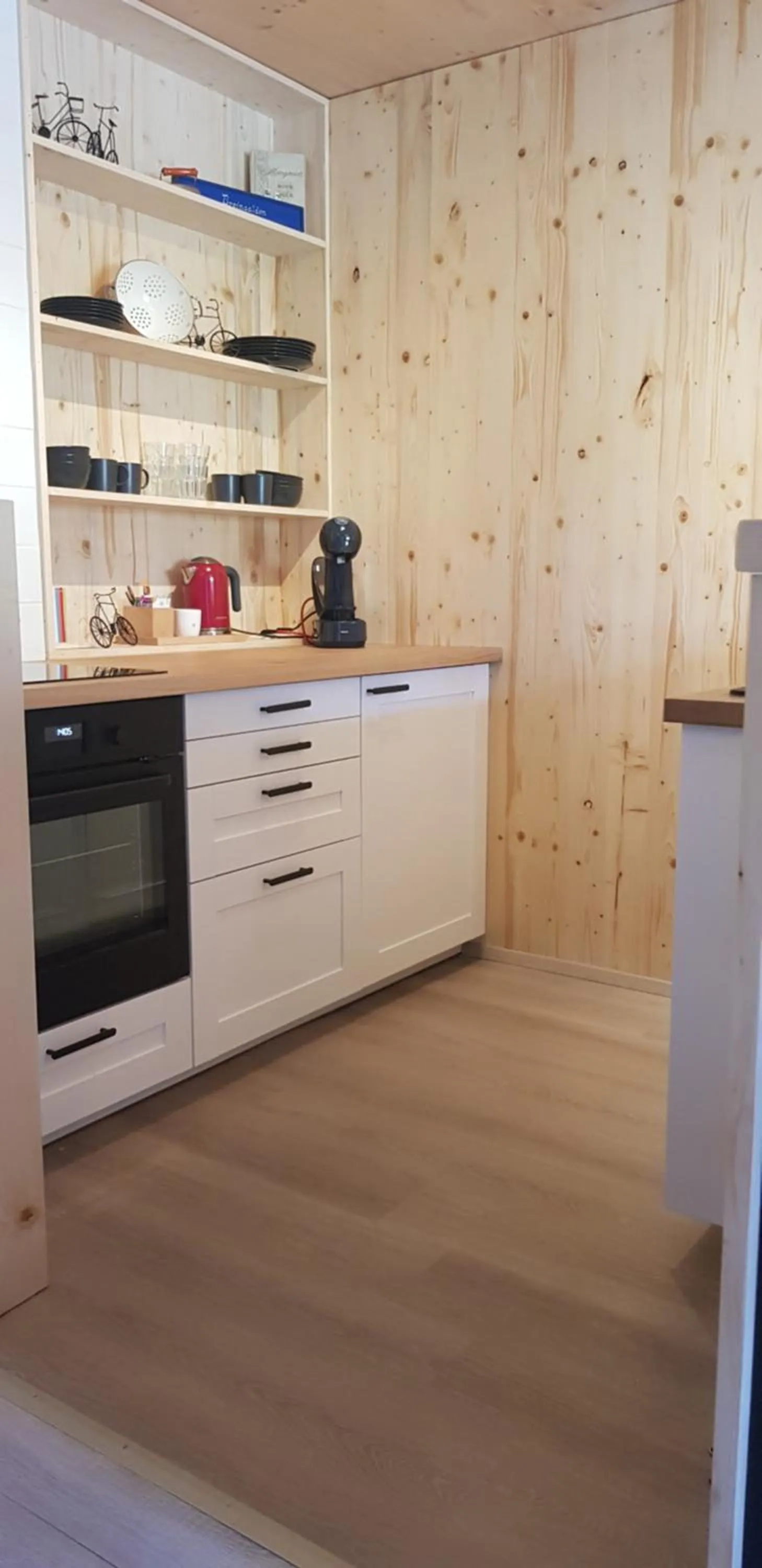 Kitchen or kitchenette in Hotel Sonnenlicht Maria Alm