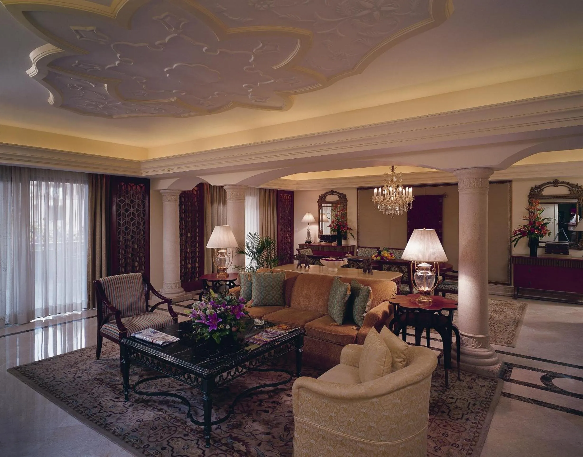Living room in The Leela Palace Bengaluru