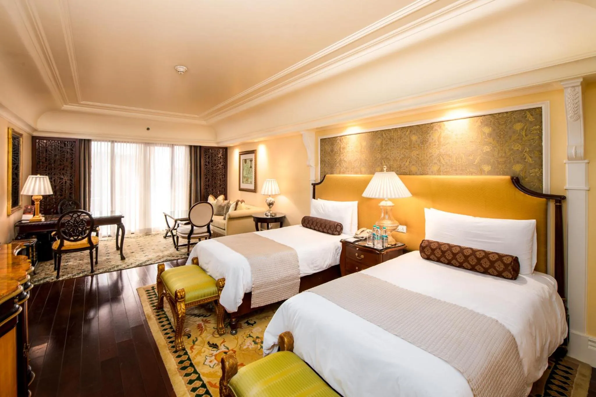 Bed in The Leela Palace Bengaluru