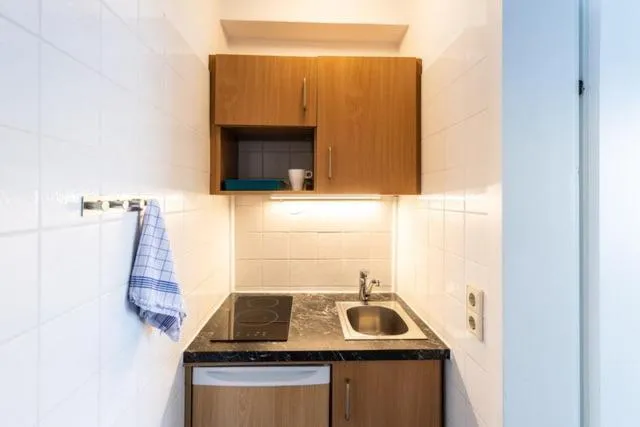 Kitchen or kitchenette in Hotel ISG Heidelberg