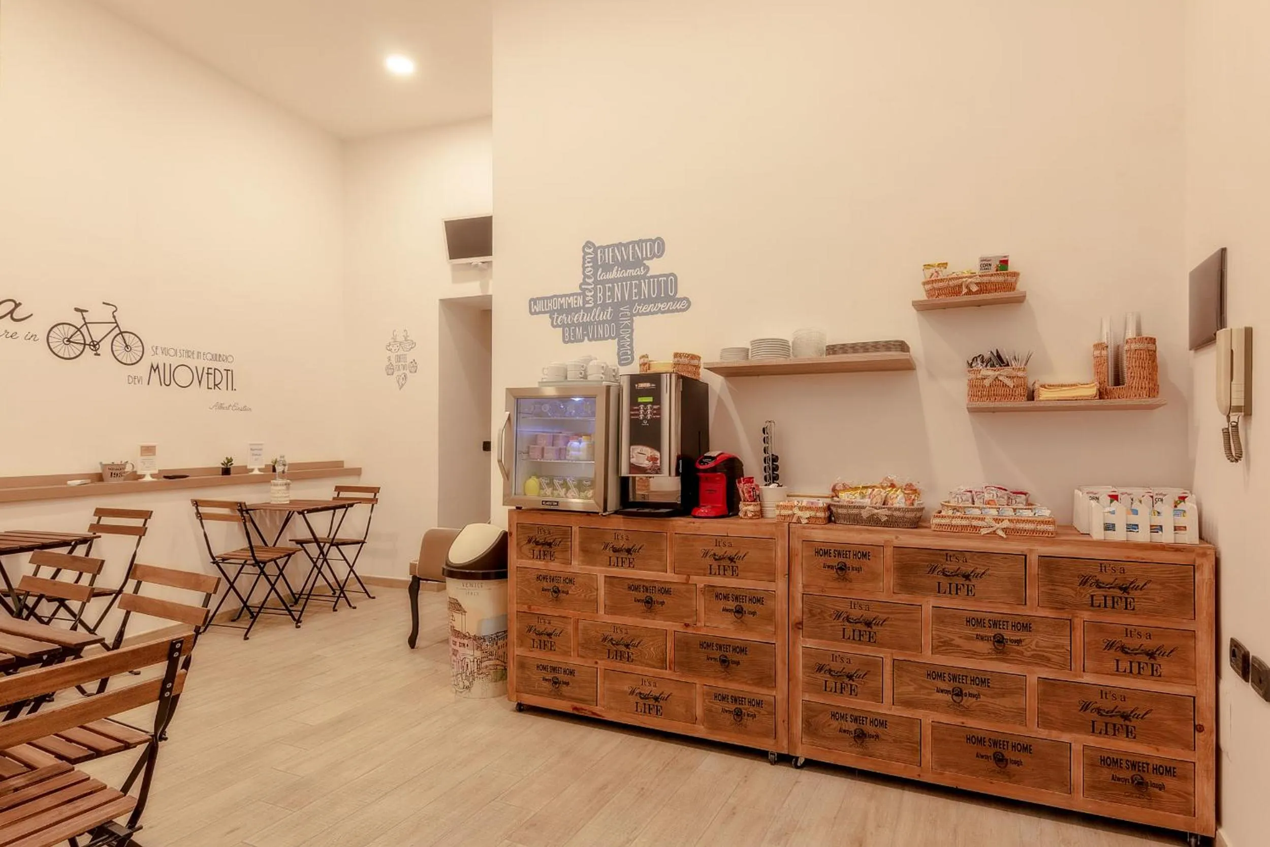 Buffet breakfast in B&B Mariella's House