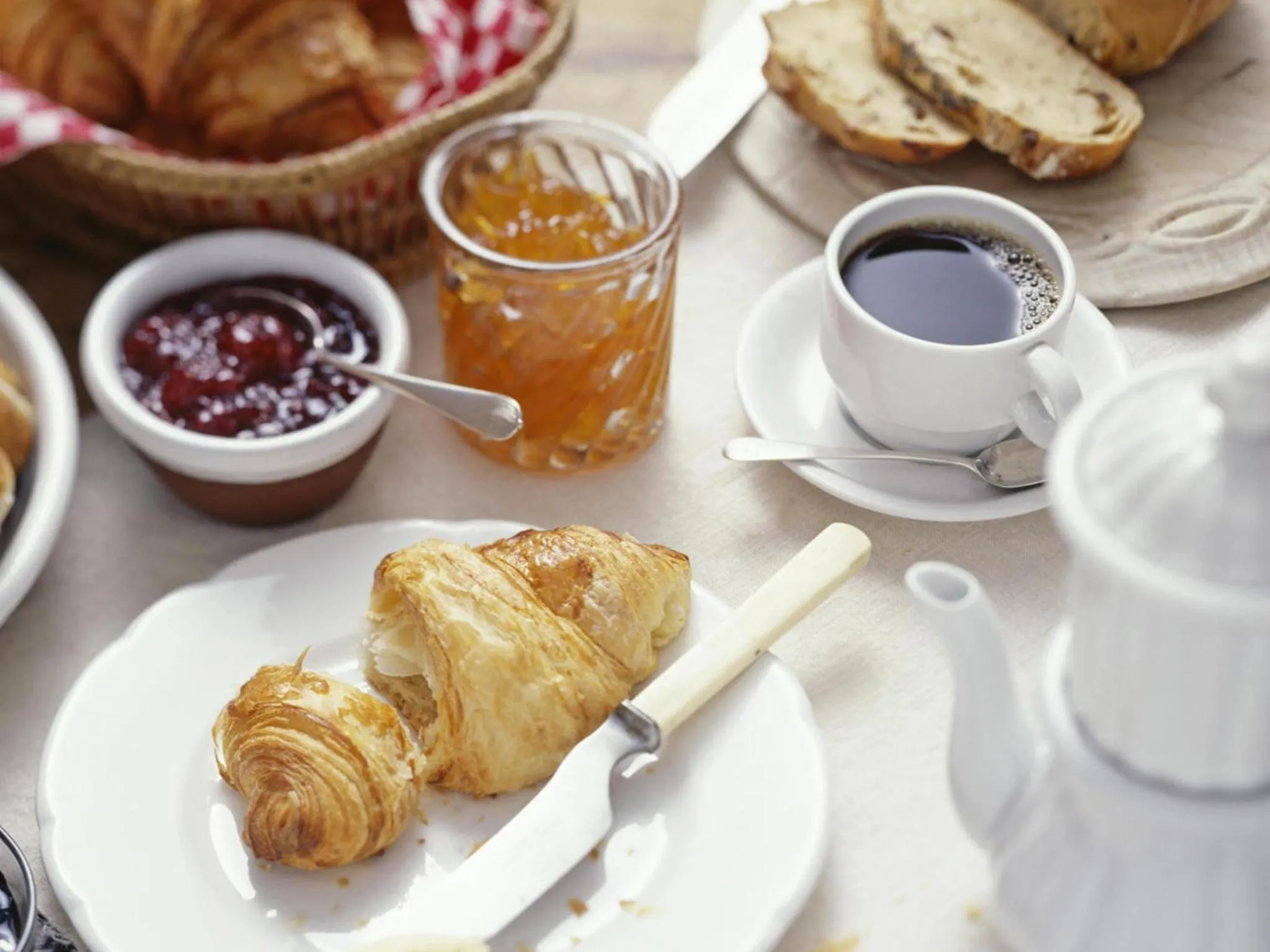 Italian breakfast in B&B Mariella's House