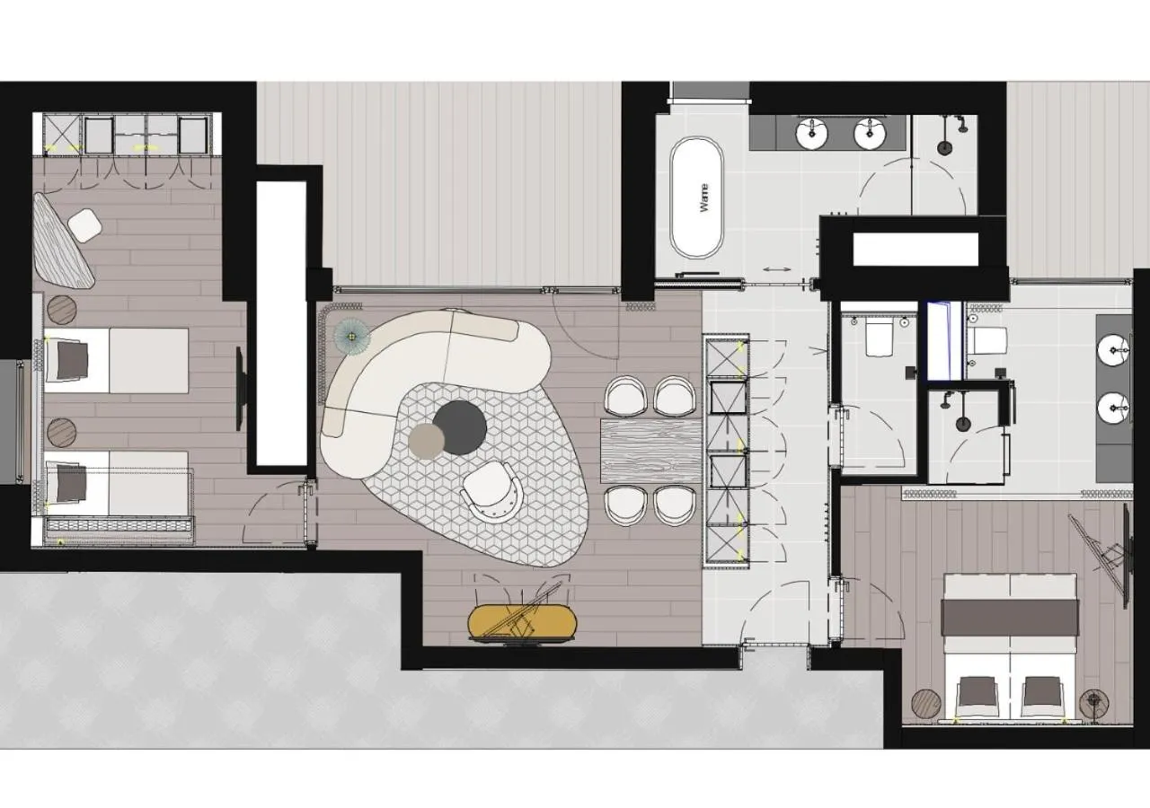 Floor plan in Hotel Berghof - St Johann in Salzburg