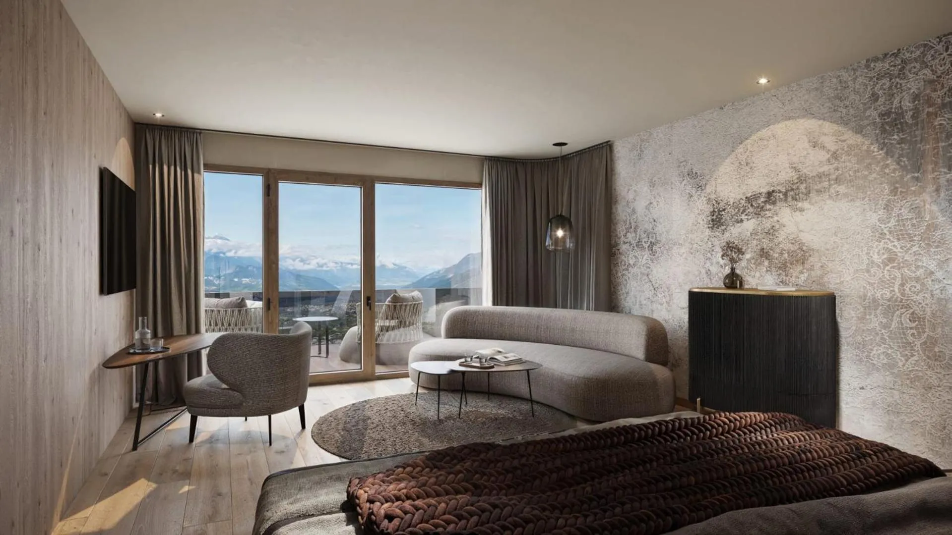 Seating Area in Verwöhnhotel Berghof