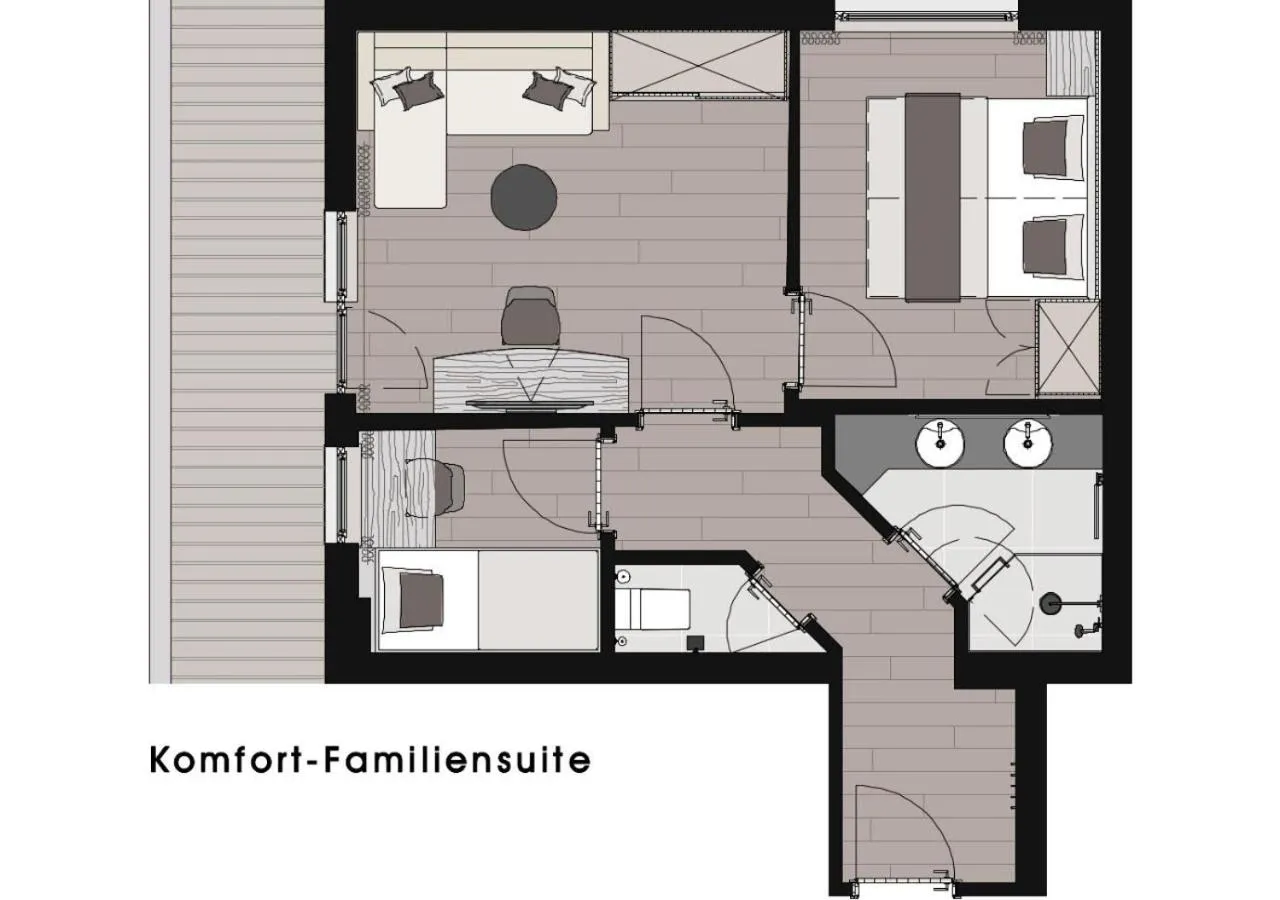 Floor plan in Hotel Berghof - St Johann in Salzburg