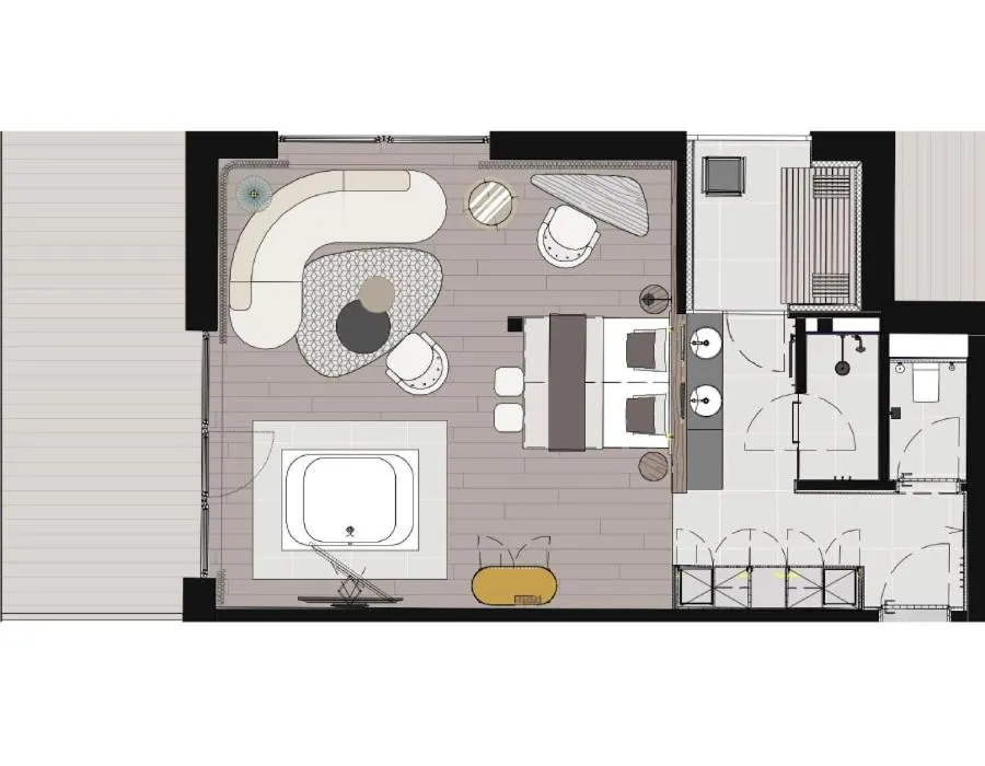 Floor Plan in Verwöhnhotel Berghof
