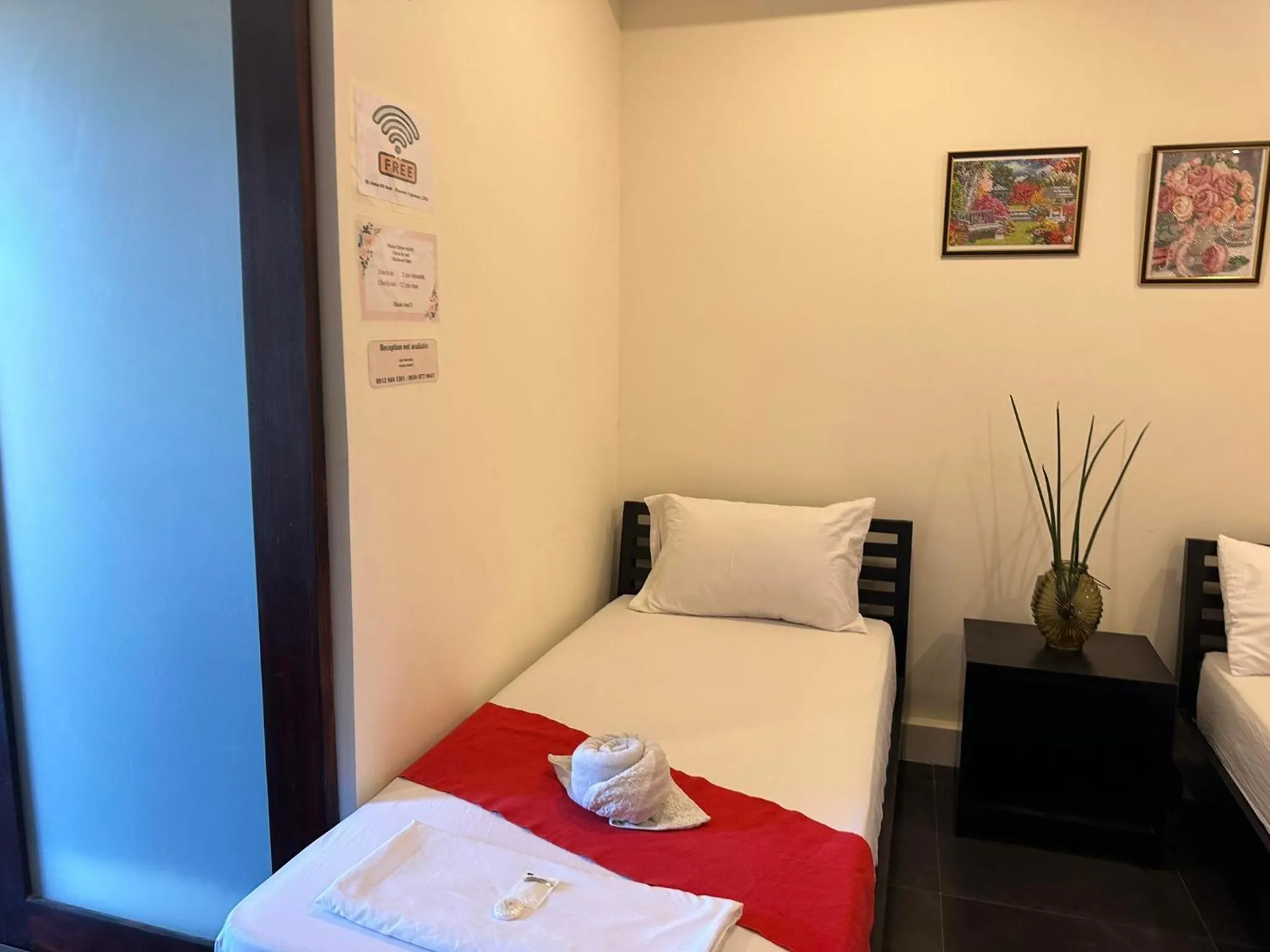 Bed in A's Azotea de Bohol