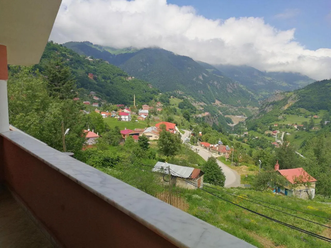 Garden view in Hamsikoy Hotel