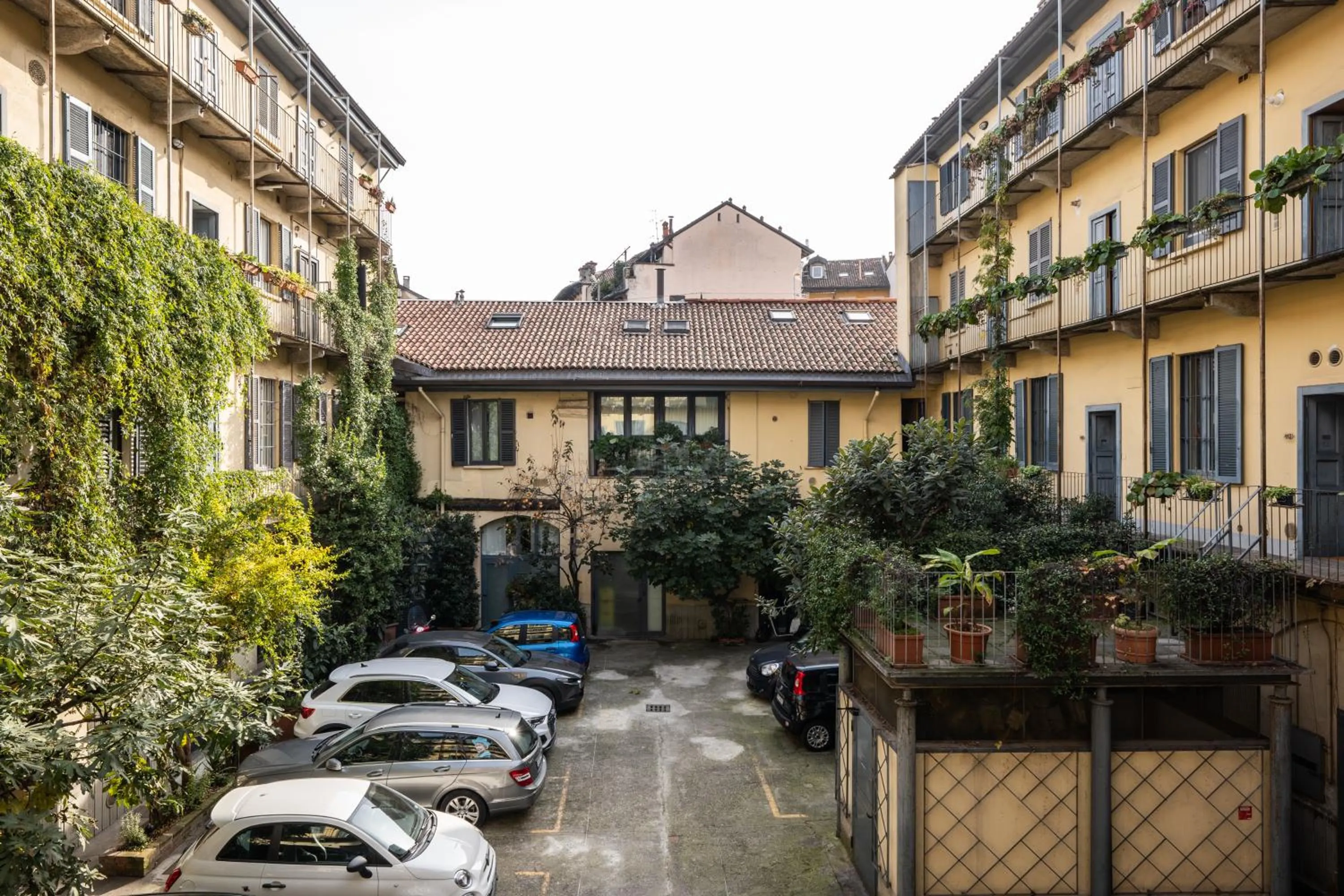 Inner courtyard view in Ai Suma Hotel