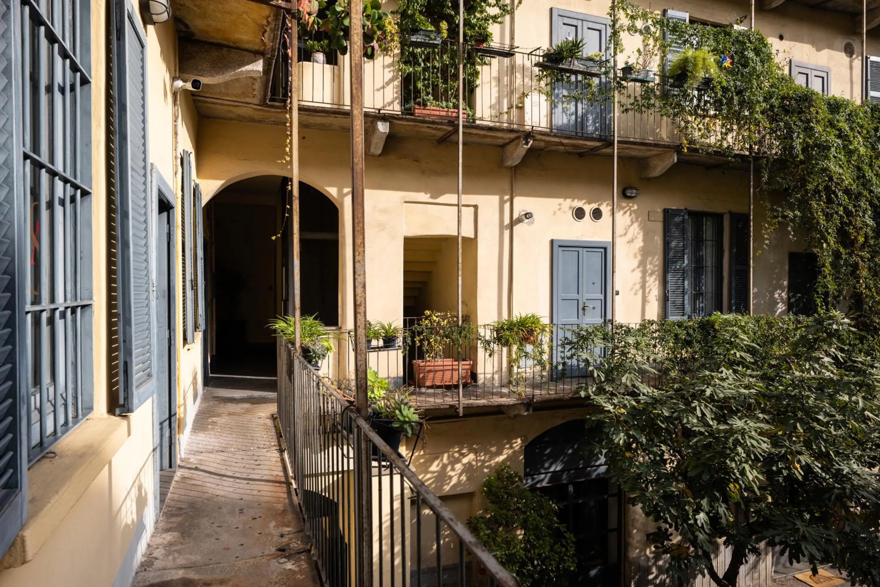 Inner courtyard view in Ai Suma Hotel