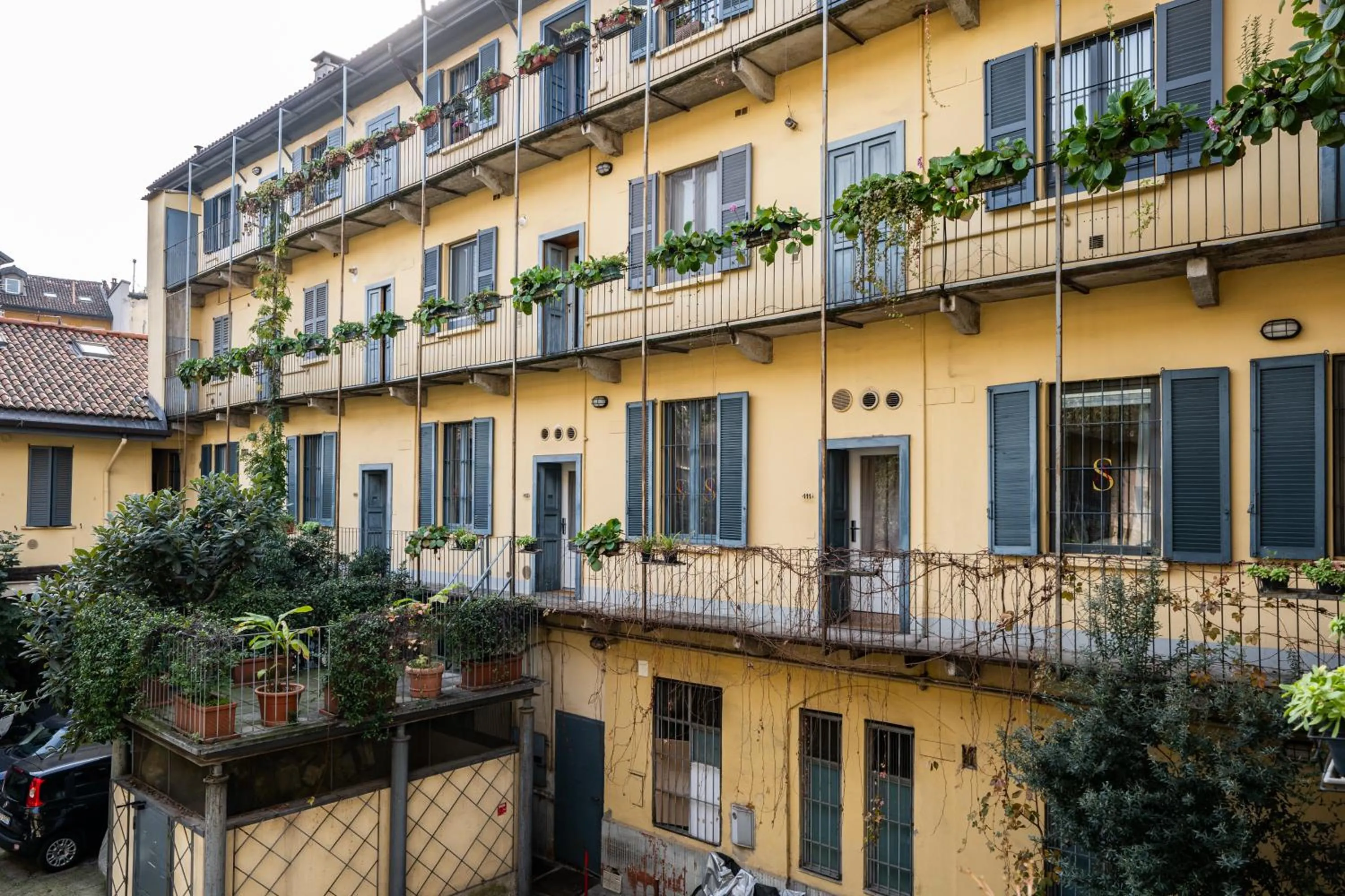 Inner courtyard view in Ai Suma Hotel