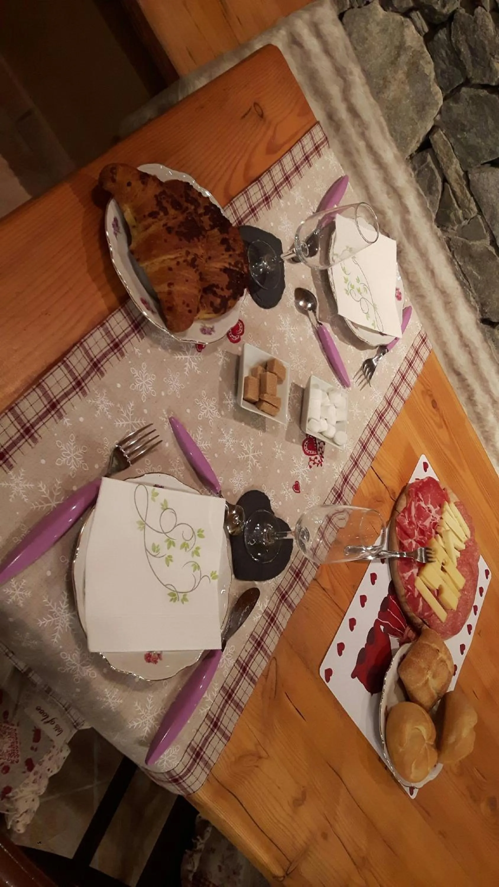 Buffet breakfast in La locanda del Mulino