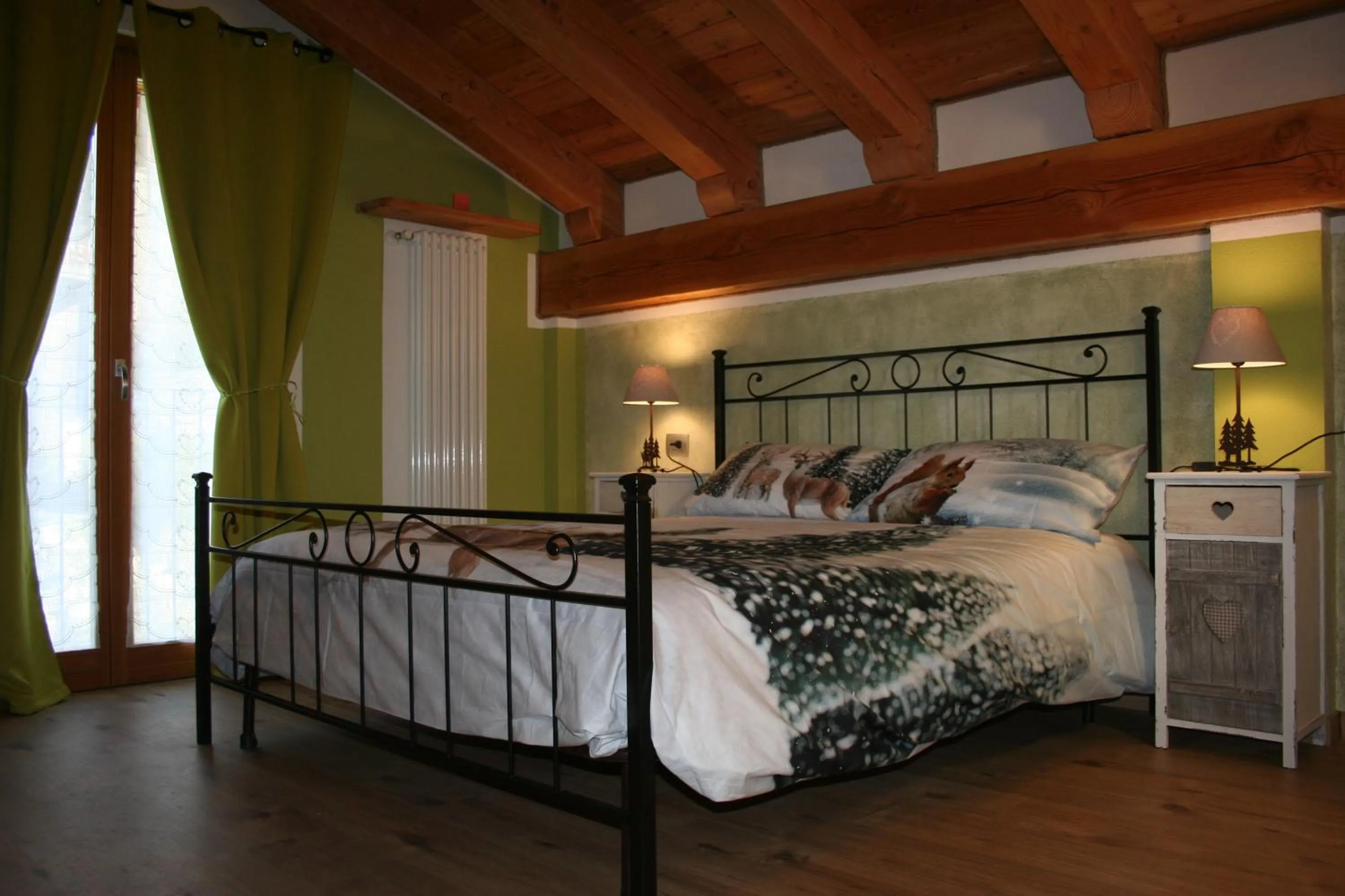 Photo of the whole room, Bed in La locanda del Mulino