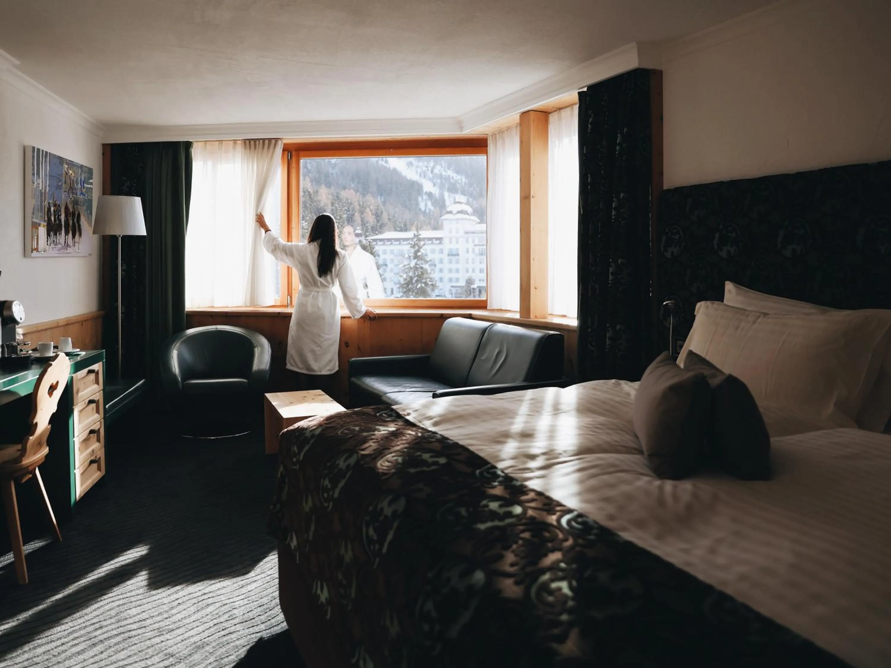 Bed in Hotel San Gian