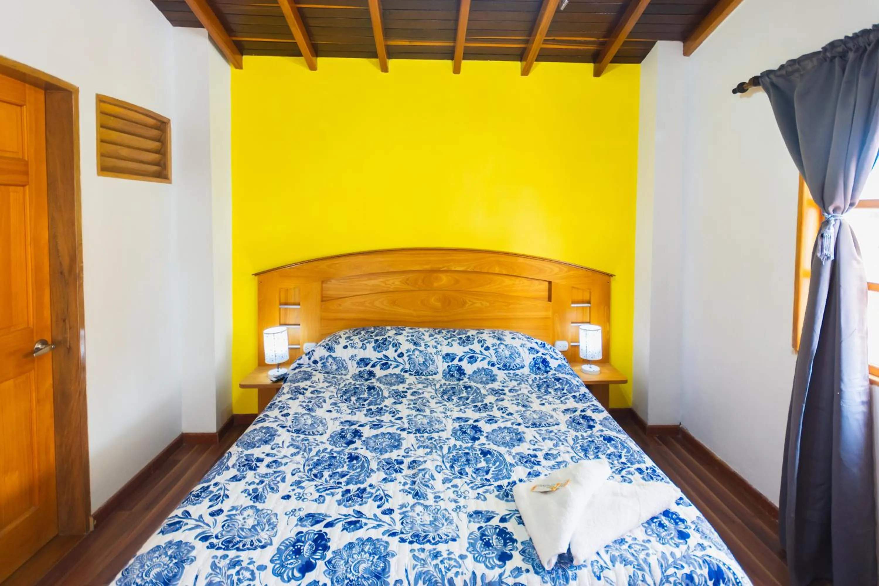 Bed in Hotel Real Guatapé