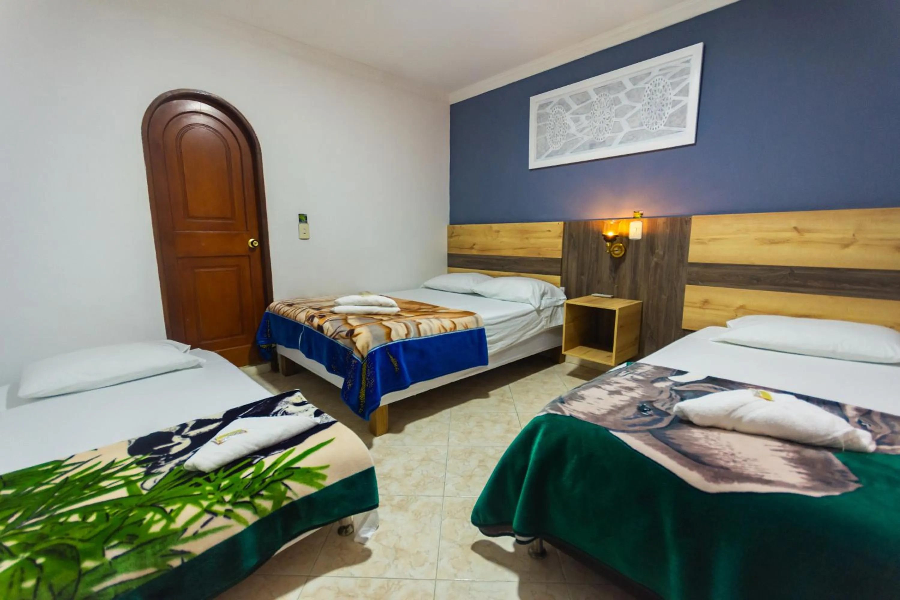 Bedroom, Bed in Hotel Real Guatapé