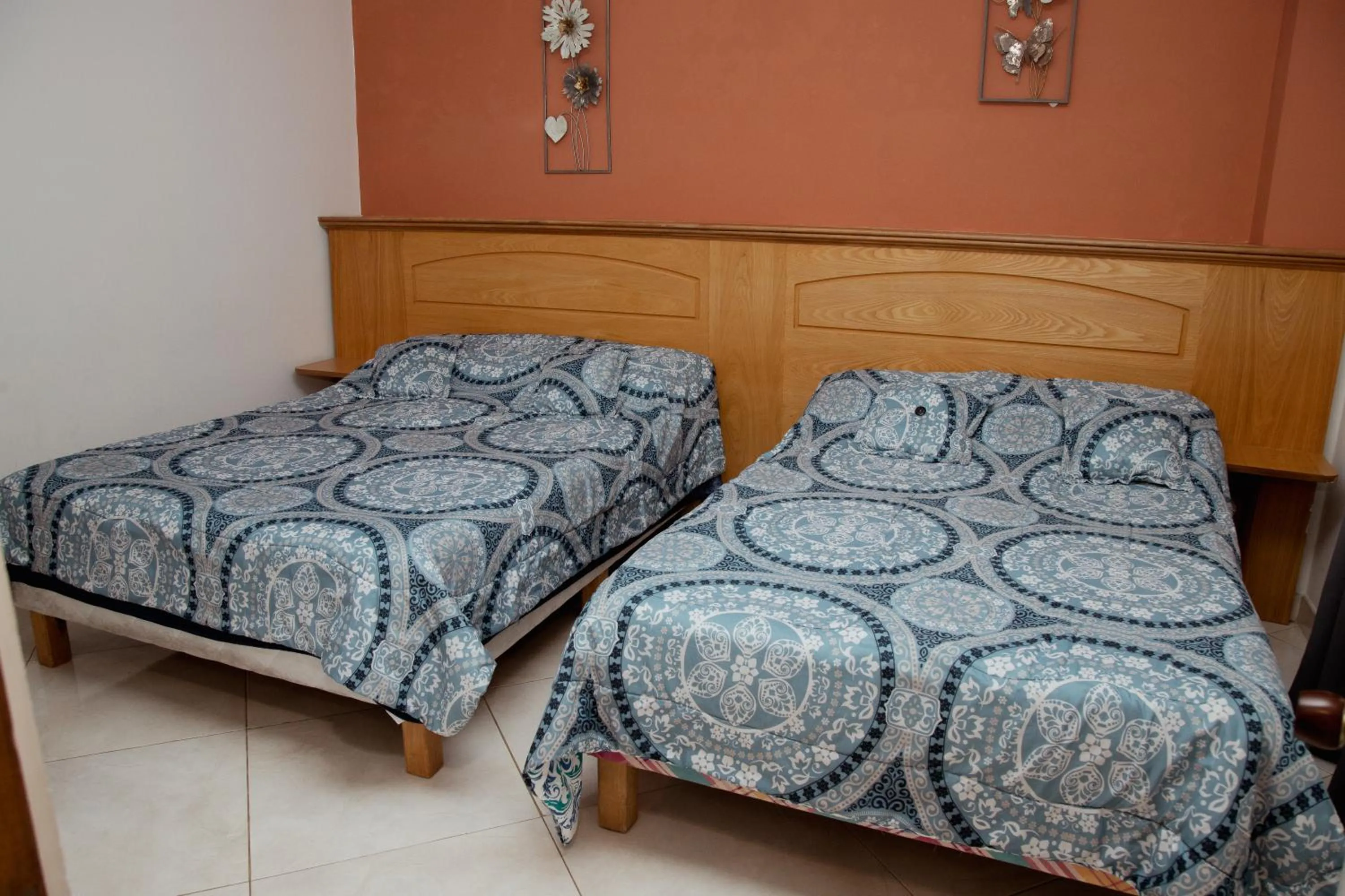 Bed in Hotel Real Guatapé