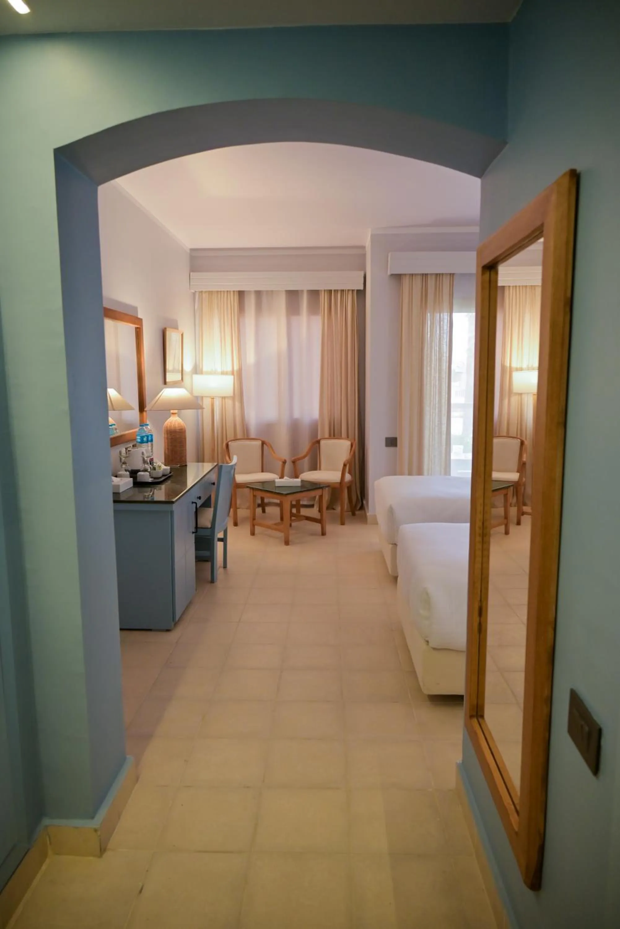 Bed in Amphoras Aqua Adults Friendly