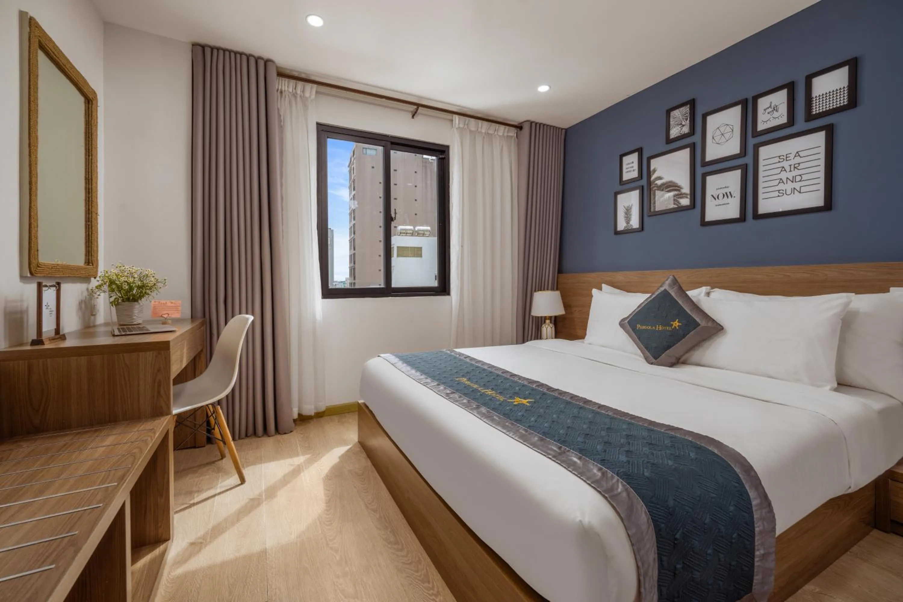 Bed in The Pergola Design Hotel