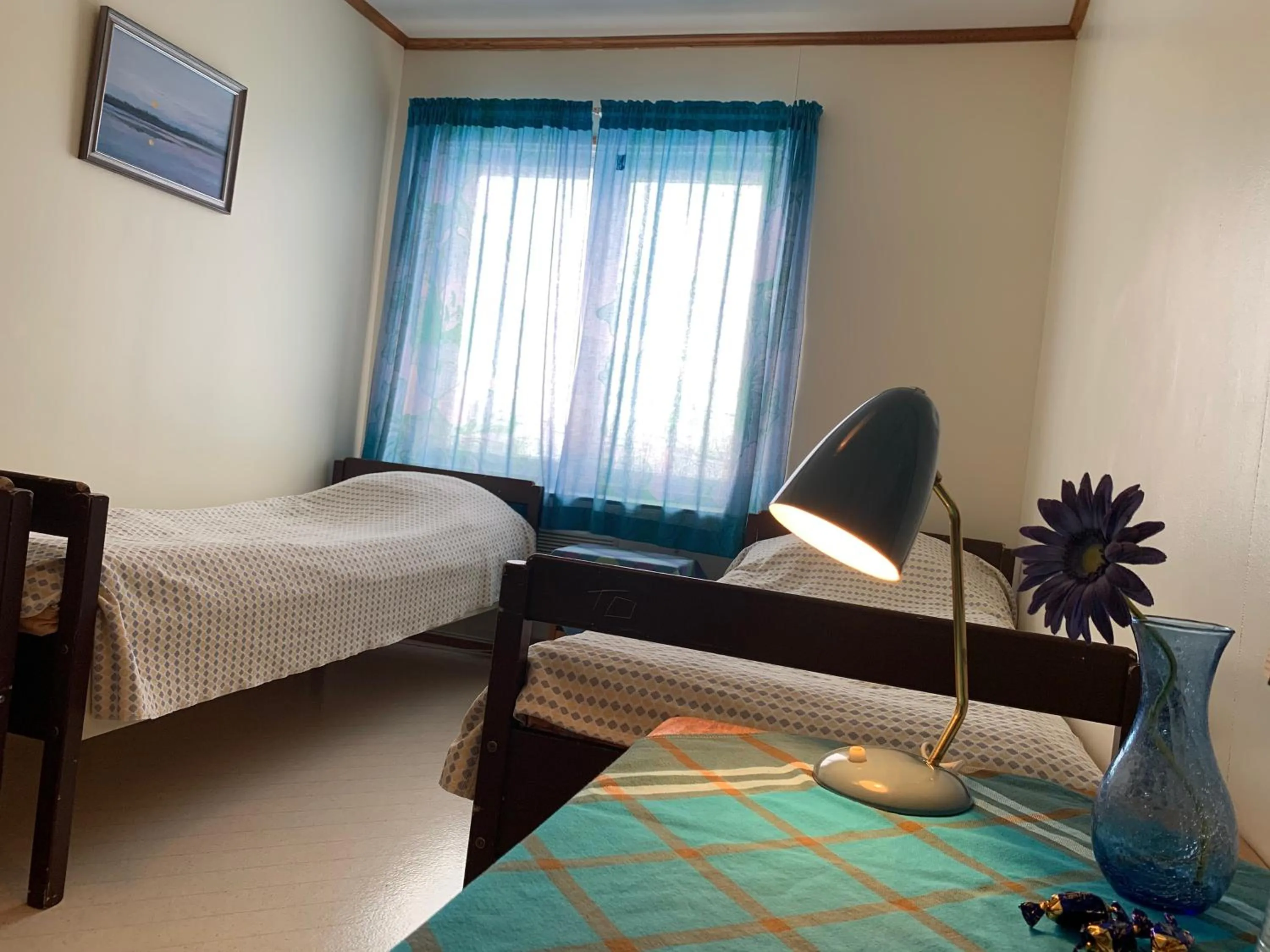 Bed in Hotel Hetan Majatalo