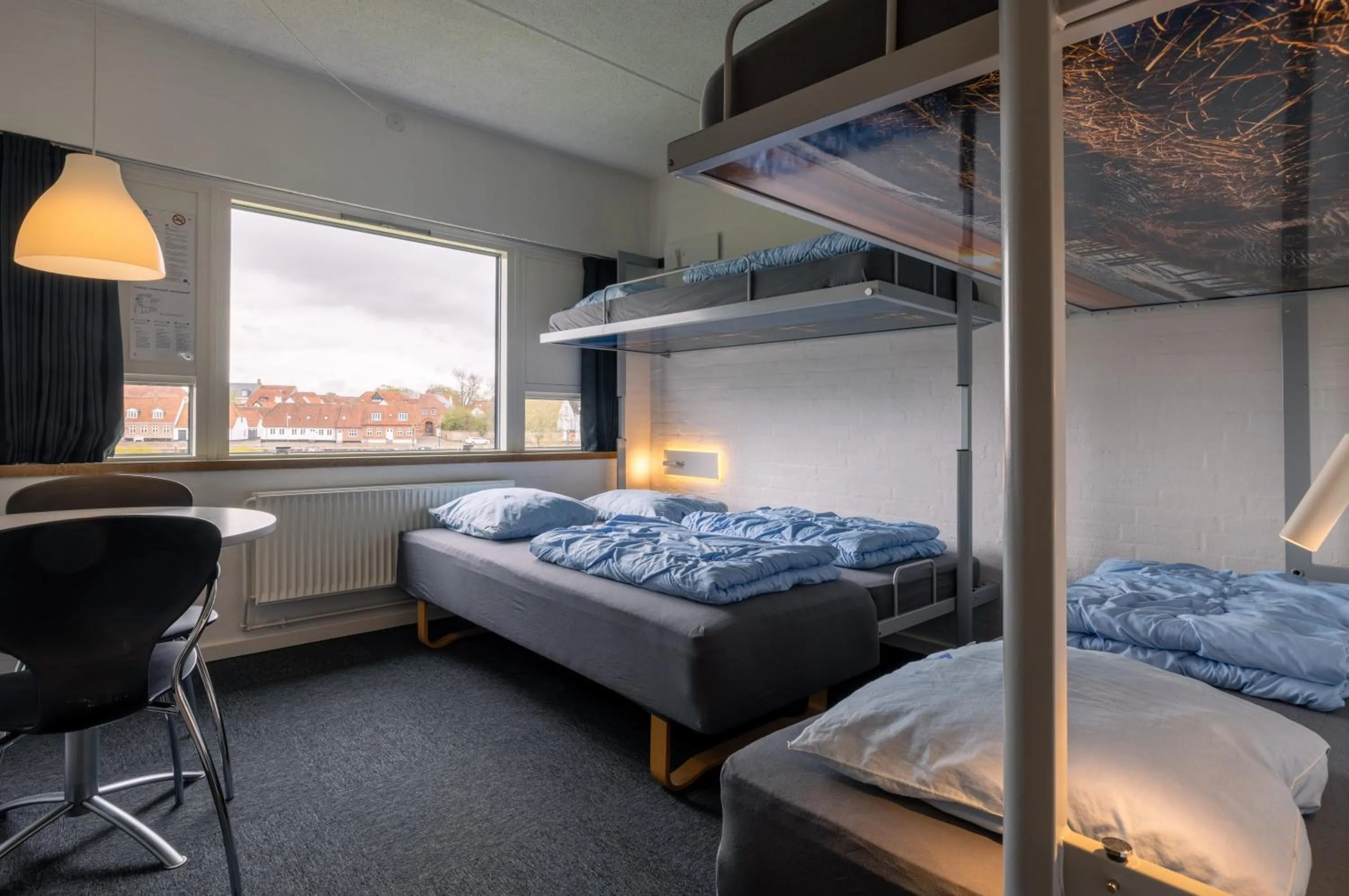 City view, Bed in Danhostel Ribe
