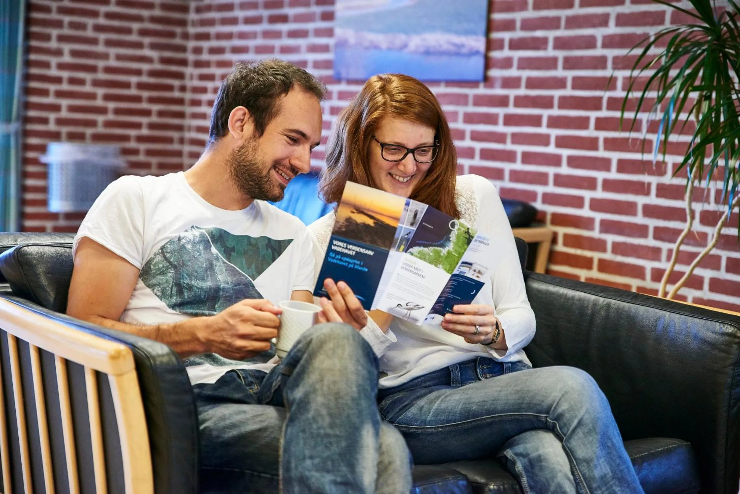 Lobby or reception in Danhostel Ribe