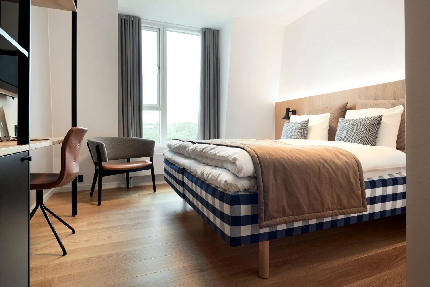 Bed in Hotel Oasia Aarhus City